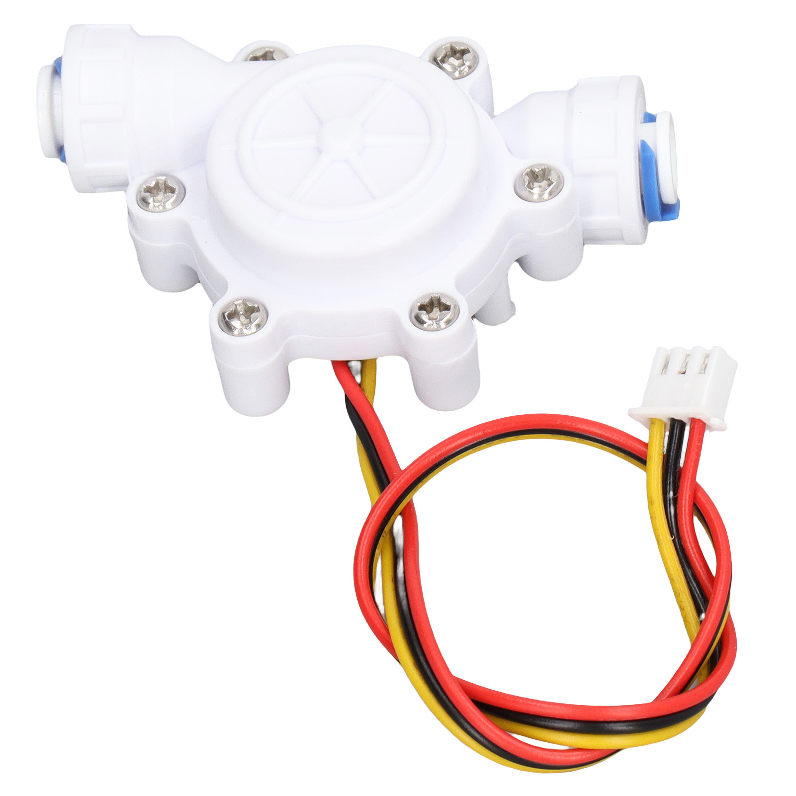 Wasserdurchflusssensor Für Wasserspender, Durchflussmesser, Schlauchanschluss, Hall-effekt-sensor, 3-poliges Kabel, 3,5–24 V Dc