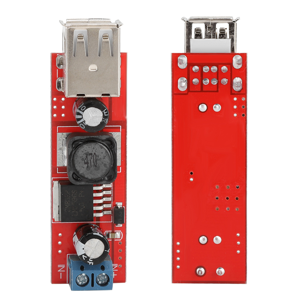 3a-abwärtsspannungsreglermodul Mit Dualem Usb-ausgang (9v/12v/24v/36v Auf 5v Dc) Zum Laden Von Elektrofahrzeugen