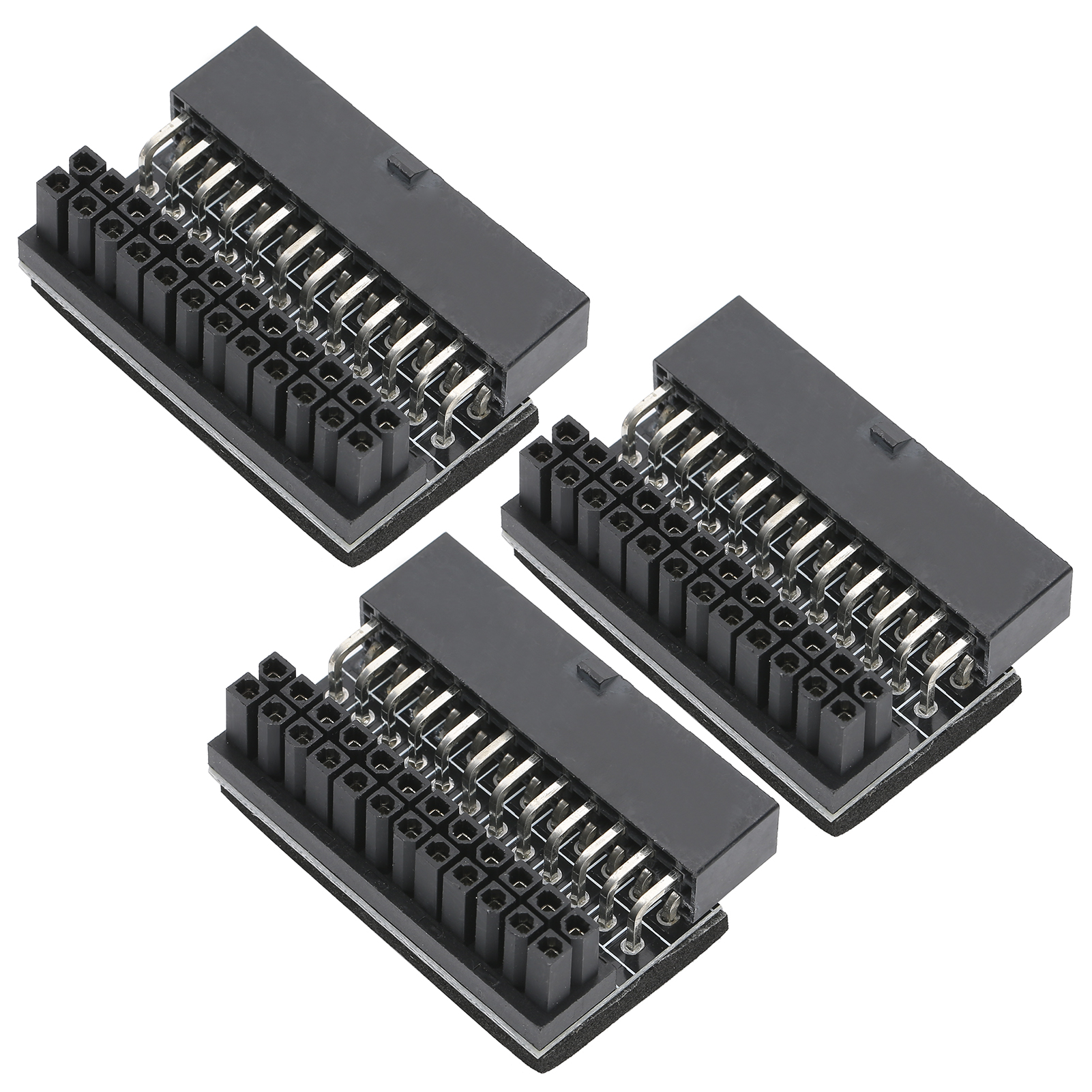 Motherboard-stromadapter (3 Stück) 24-pin Auf 90°-stecker – Diy-installationszubehör