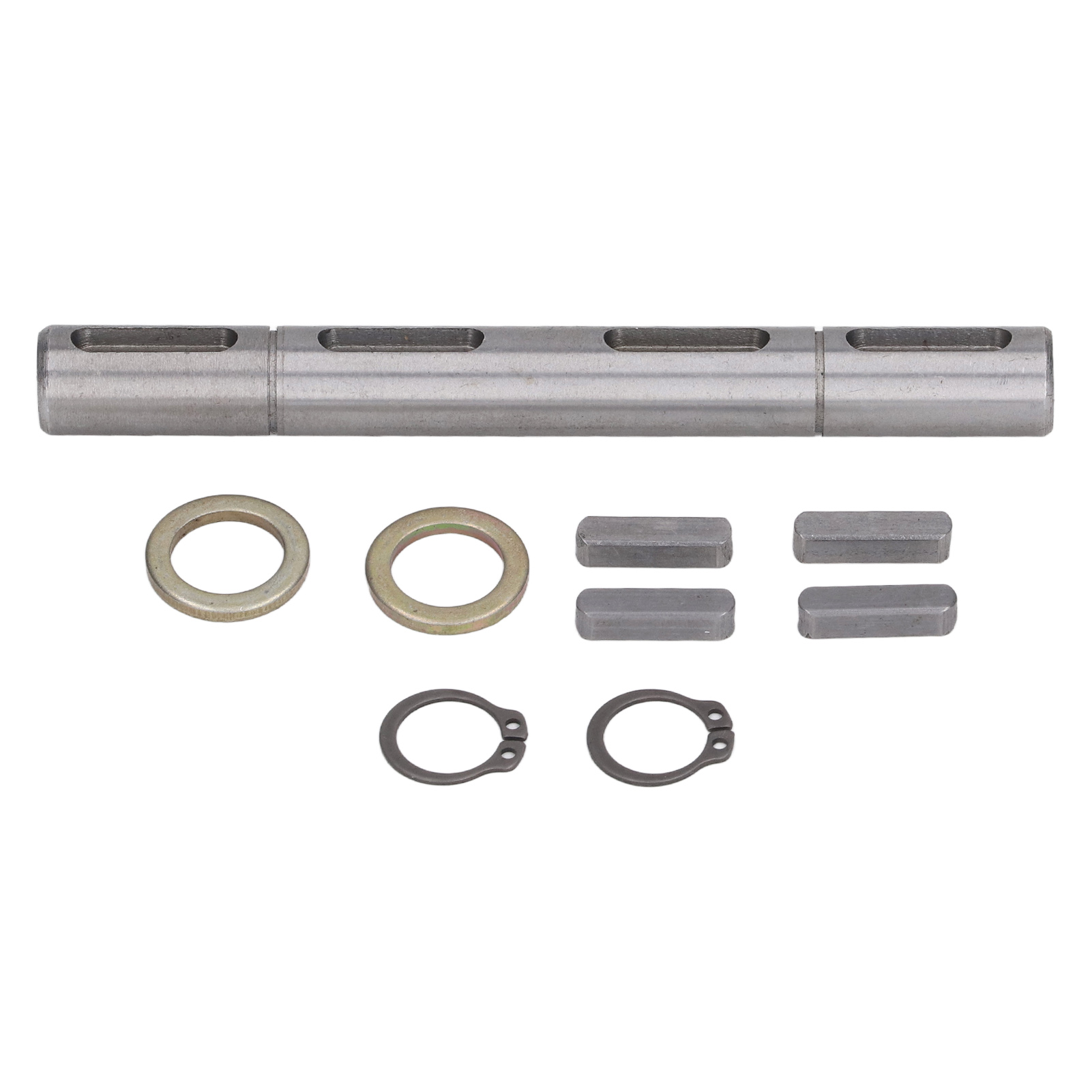 Schneckengetriebe, Doppelte Abtriebswelle, 14 Mm Durchmesser, 128 Mm Länge, Hohe Belastbarkeit, Schrittmotor, Doppelte Abtriebswelle