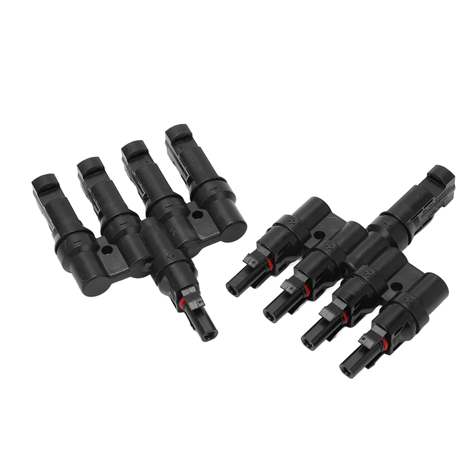 Set Aus 2 Solar-t-verbindern (1 Bis 4), Wetterfest Und Hochtemperaturbeständig, 1500 V Dc, 50 A