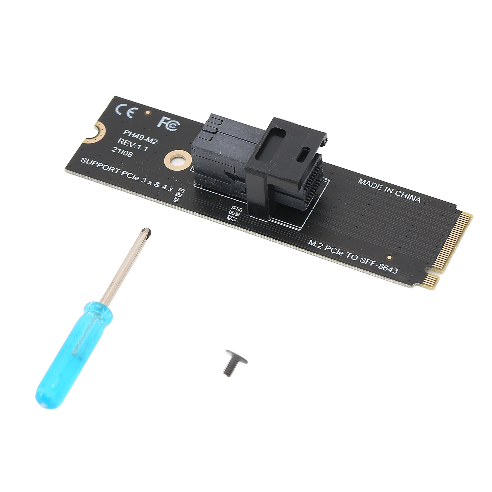 M.2 Nvme Auf U.2 64 Gt/s Adapter-erweiterungskarte, Nvme-protokoll Kompatibel, Ph49-m2 Transfer-erweiterungskarte