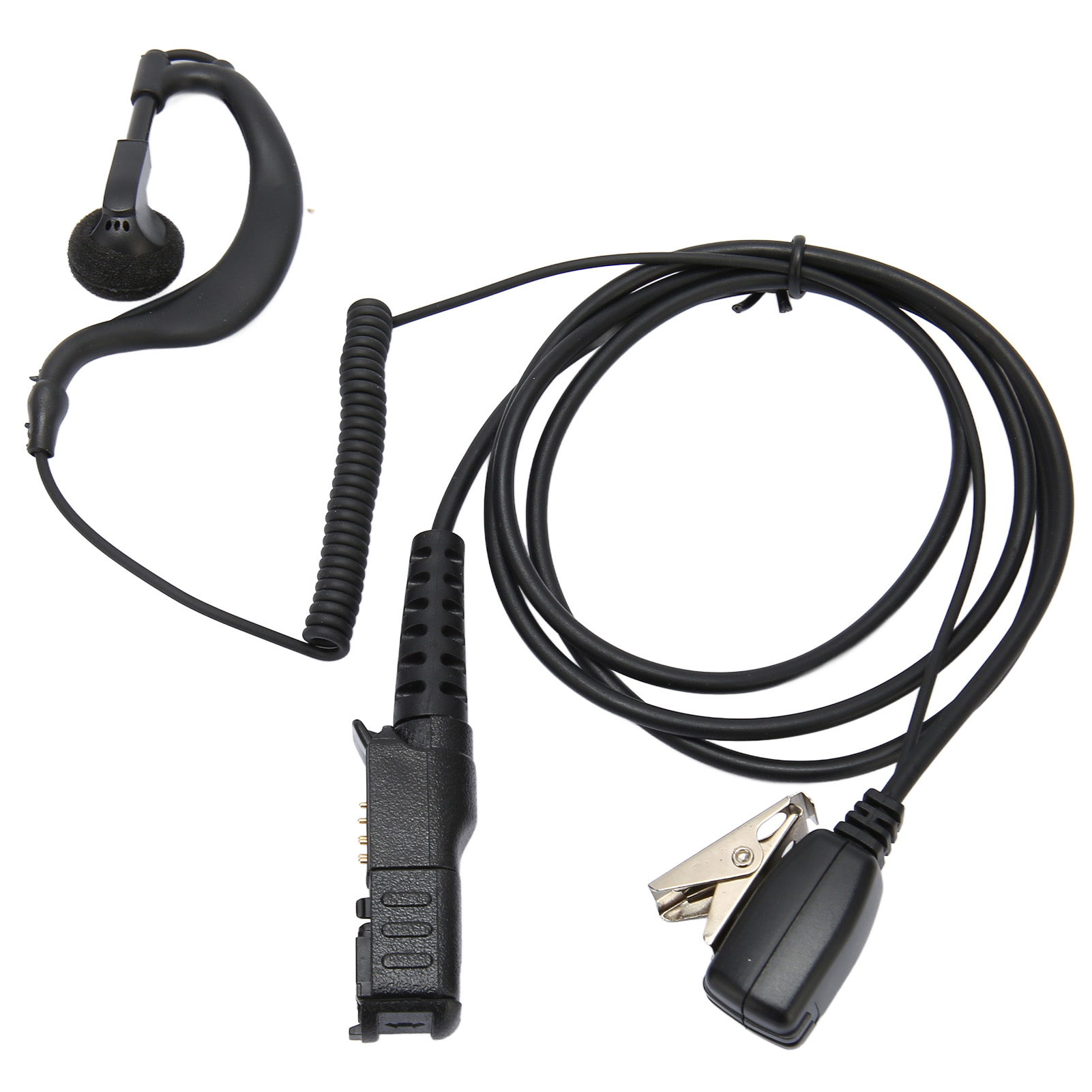 G-förmiges Ohrstück Mit Pu-kabel, Mikrofon Und Ptt-taste Für Die Walkie-talkies Xpr3500e, Xpr3300, Xpr3000, Xpr3300e, Xpr3500 Und Xir P6620