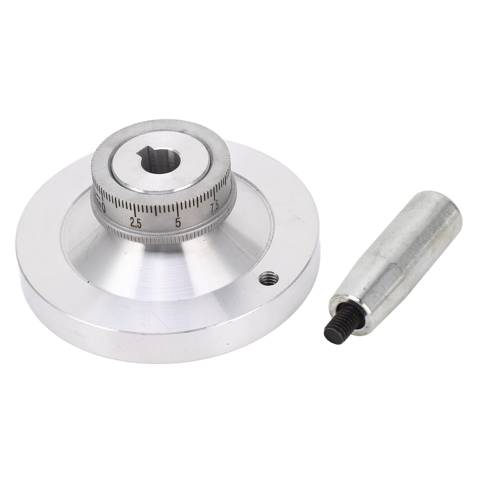 80-mm-handrad Aus Aluminiumlegierung Mit Kurbel Für 7x12- Und 7x14-minidrehmaschinen 0618 Cj18a
