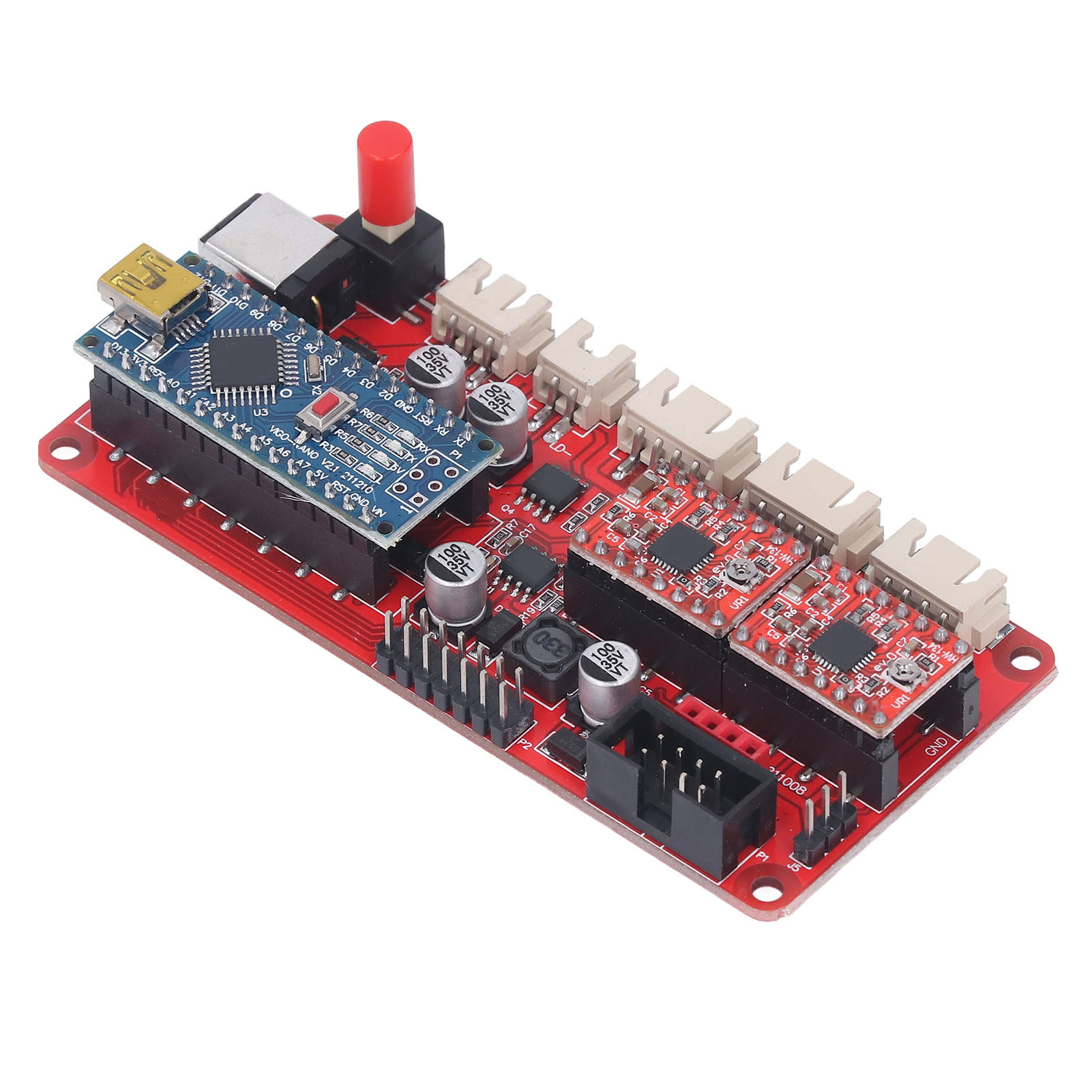 Cnc-steuerung Mit Zwei Y-achsen, Usb-lasertreiber Und Usb-datenkabel Auf 5-poligen T-stecker (ersetzt Gs13487)