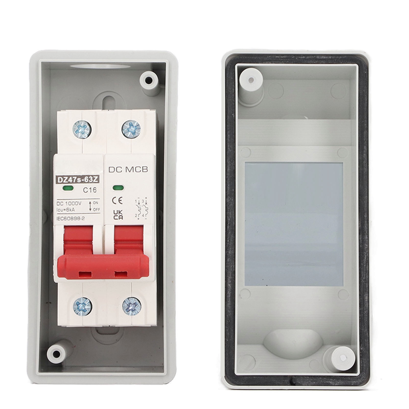 Wasserdichter Ip65-gleichstrom-leistungsschalter, Gleichstrom-trennschalter Für Photovoltaikanlagen, 2-polig, 1000 V, 16 A