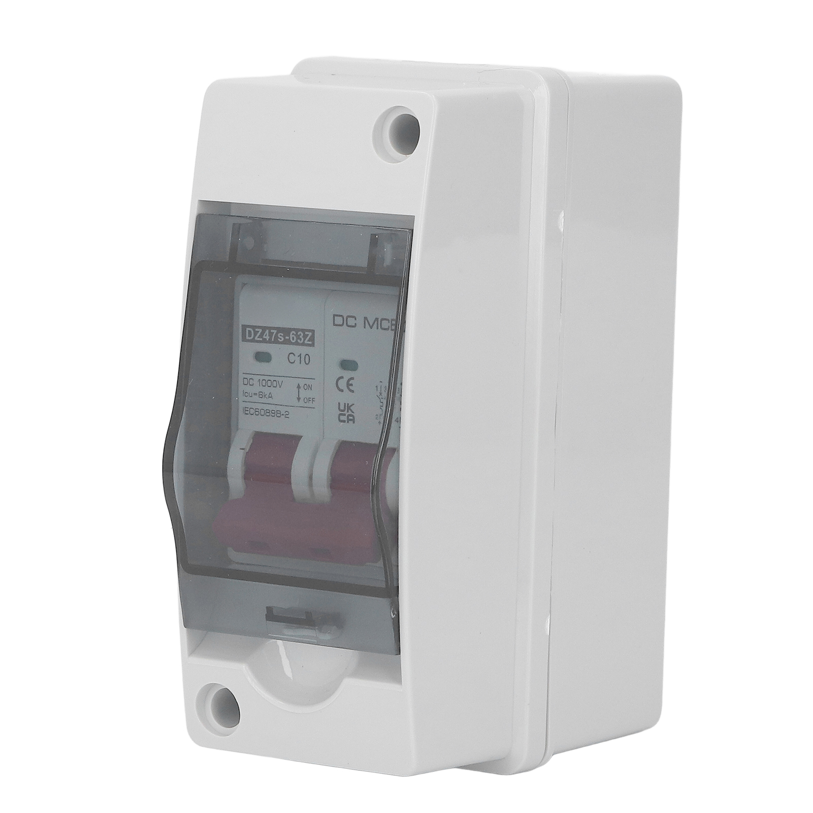 Wasserdichter Zweipoliger Gleichstrom-leistungsschalter Ip65, Miniatur-gleichstrom-trennschalter Für 1000v 10a Solar-photovoltaiksysteme