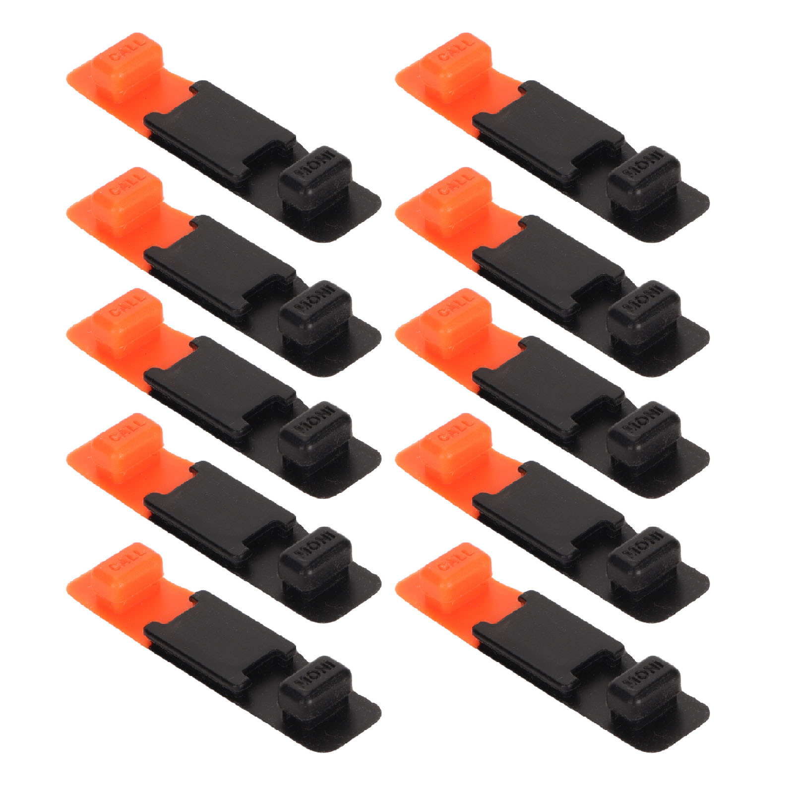 Packung Mit 10 Ersatz-ptt-gummiknöpfen Für Baofeng Uv 5r, Uv 5ra, Uv 5re Und F8+ Walkie-talkies.