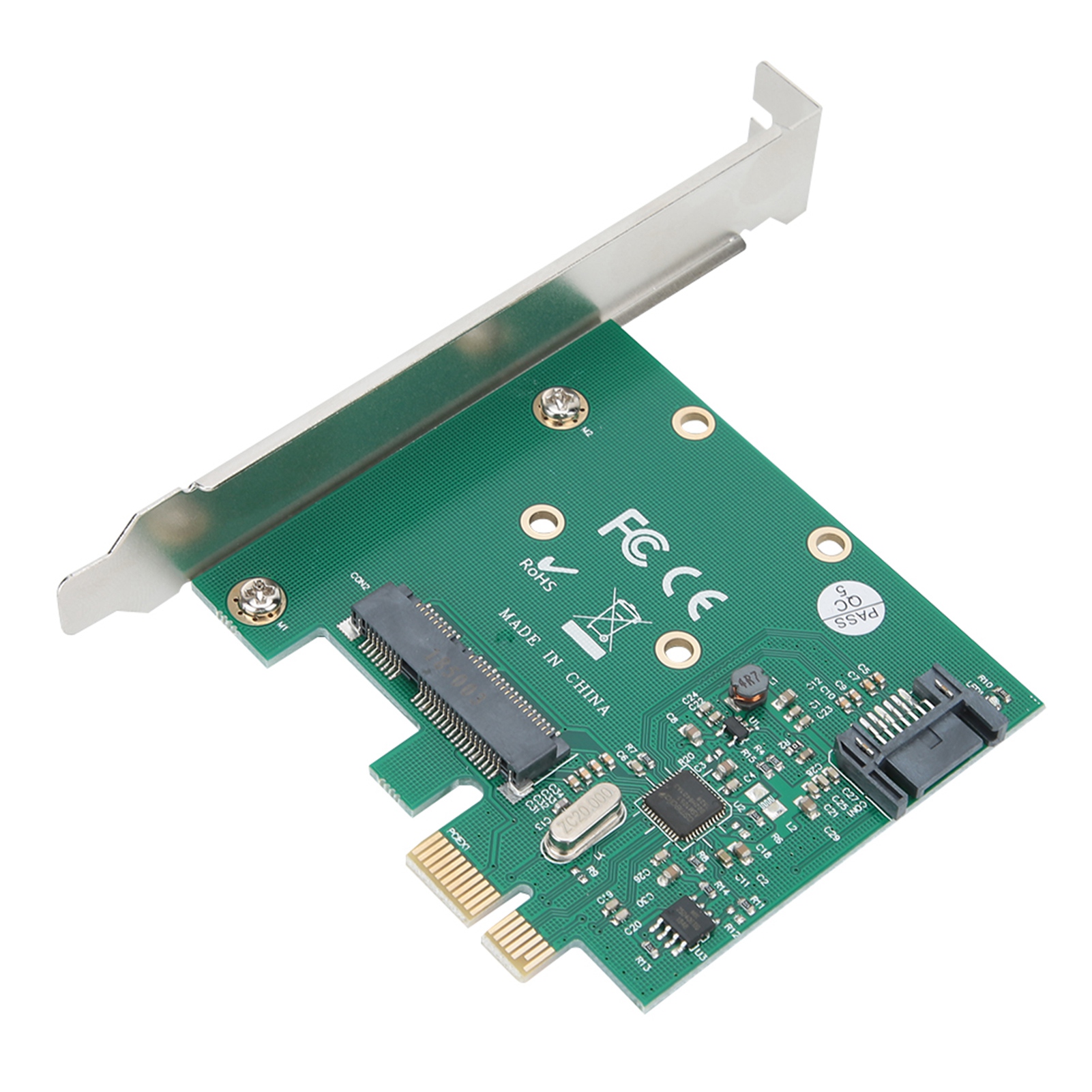 St58 Für Asmedia / Asm1061 Msata Ngff 6 Gbit/s Pci Express Rev. 2.0 Ata3.0 Erweiterungskarte