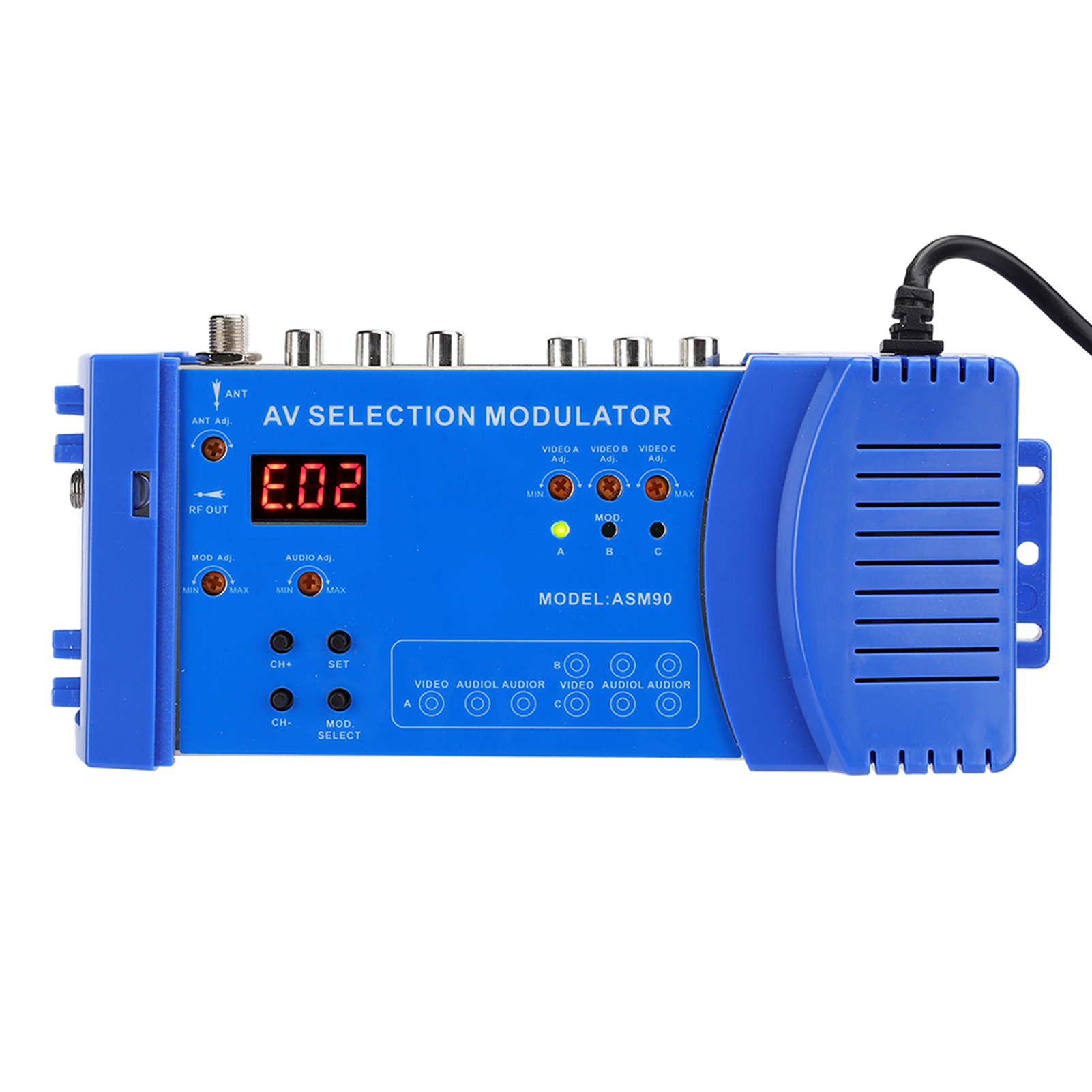 Asm90 Heim-digitalmodulator, Optionaler Av-modulator, Tragbarer Vhf/uhf-pal-standardkonverter Für Eu 100–240 V