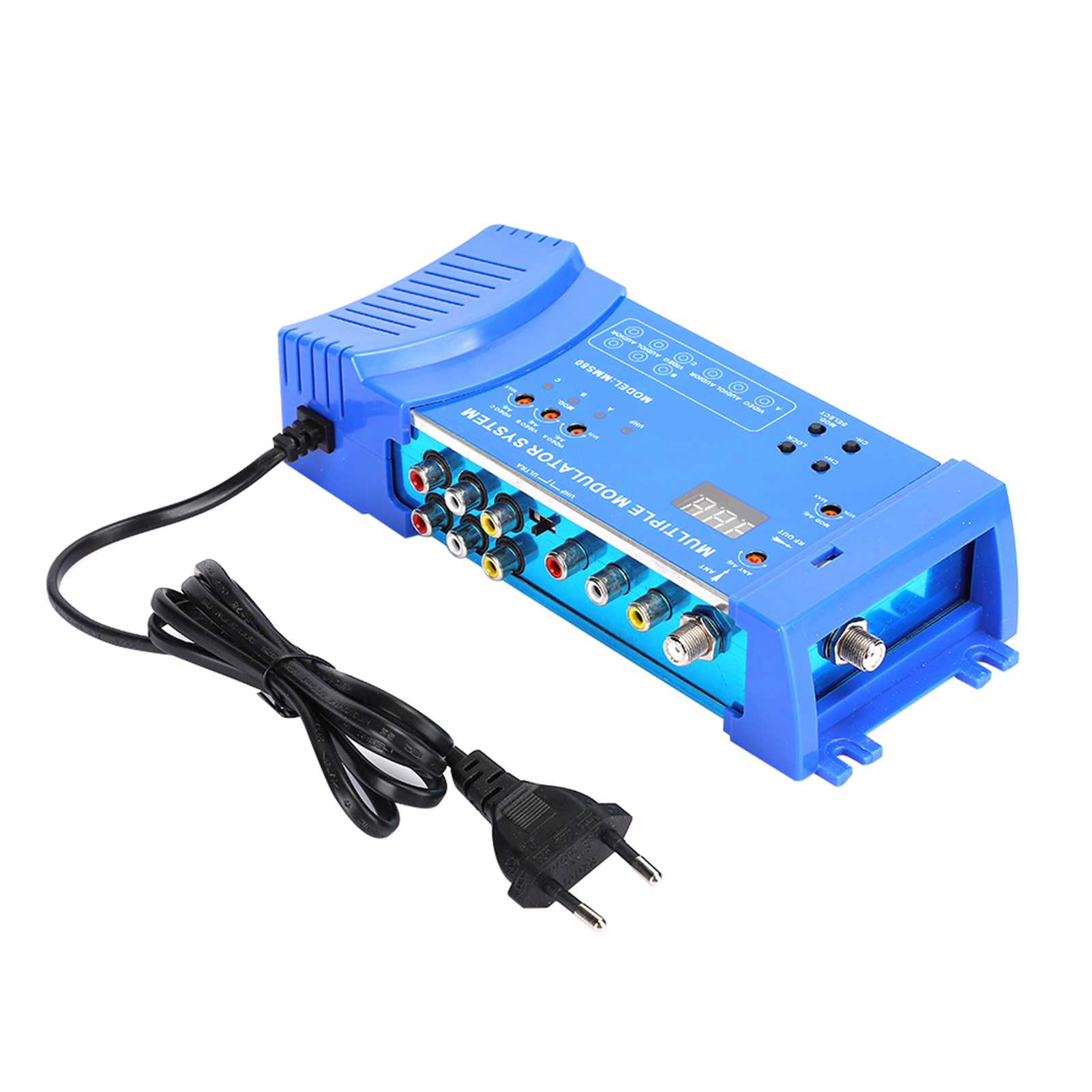 Mms80 Heimmodulator, Multimodulationssystem Aus Aluminiumlegierung, Uhf, Eu-stecker, 100–240 V