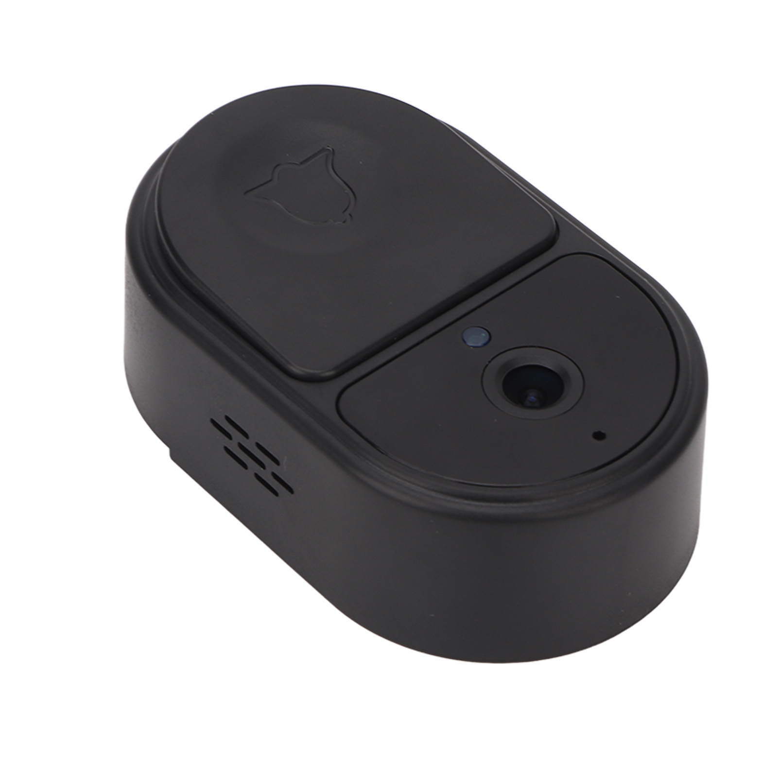 Kabellose Video-türklingel Mit Intelligenter Sicherheitskamera, Ultraklarem Weitwinkel, Wlan, 1000-mah-akku, Schwarz