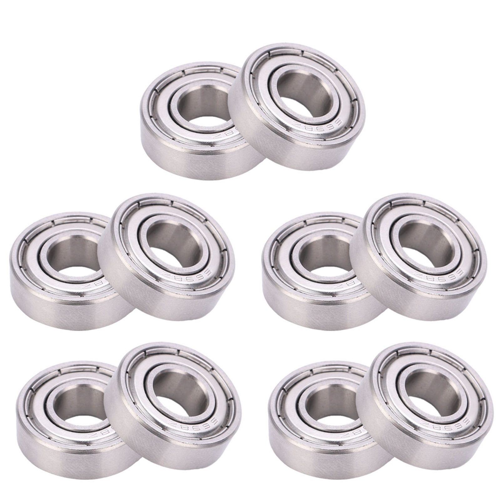 10 Mini-edelstahlrollen Für Verzögerungsvorrichtung S698zz 19x8x6 Mm