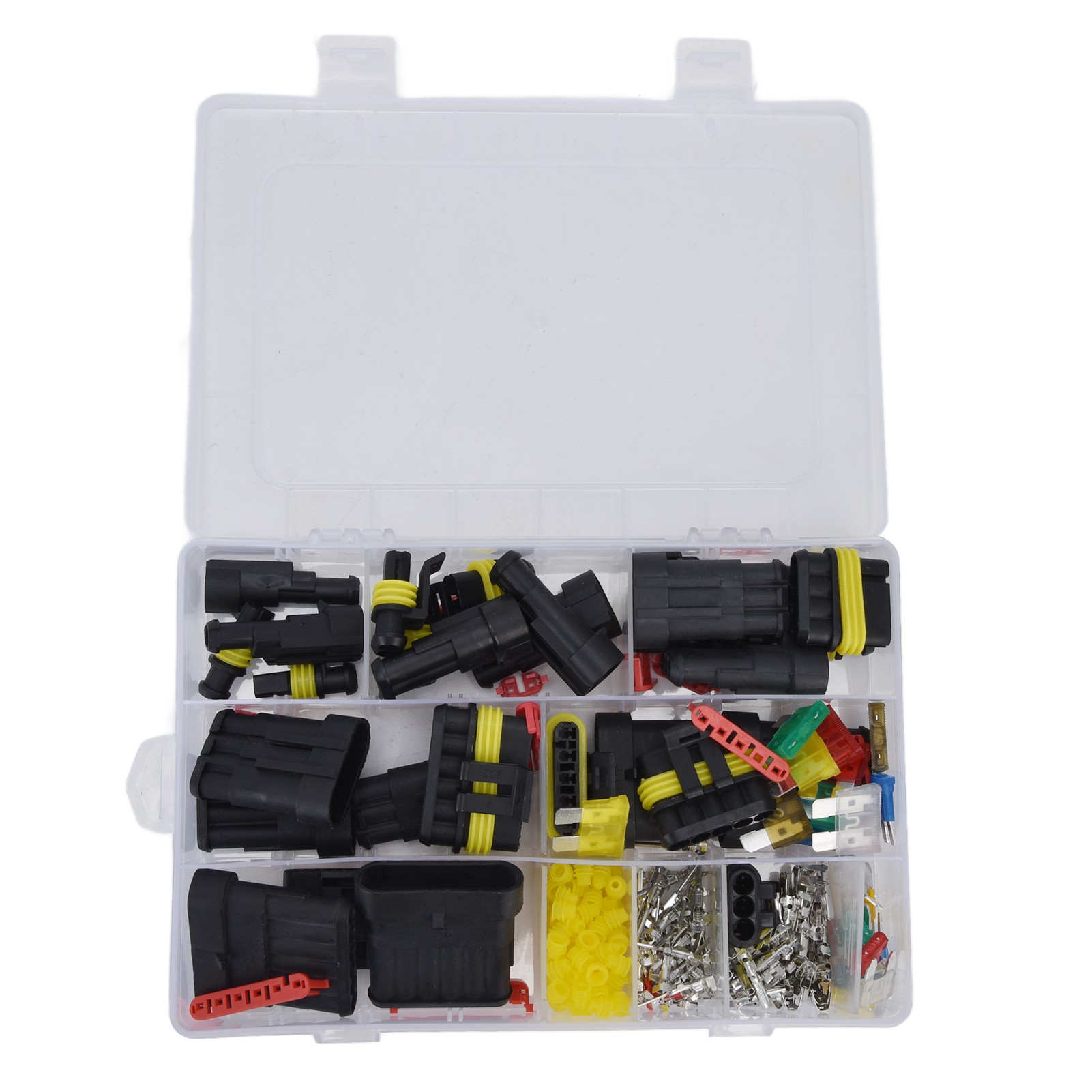 Set Mit 240 Wasserdichten Steckverbindern Für Hid-kabel, Kompatibel Mit Motorrädern, Rollern Und Autos.