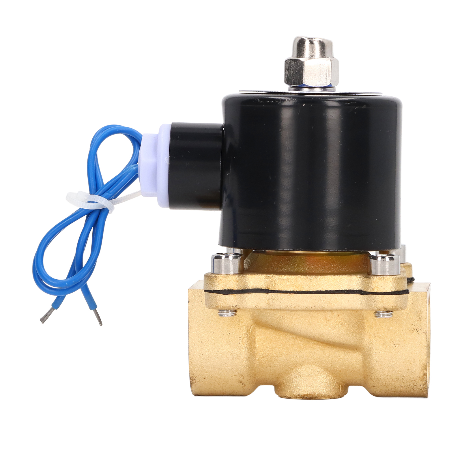 2-w-magnetventil, Normalerweise Geschlossen, Spule Mit Messing-kupferkern, Für Wasser, Gas Und Öl, 3/4 Zoll, 12 V Dc