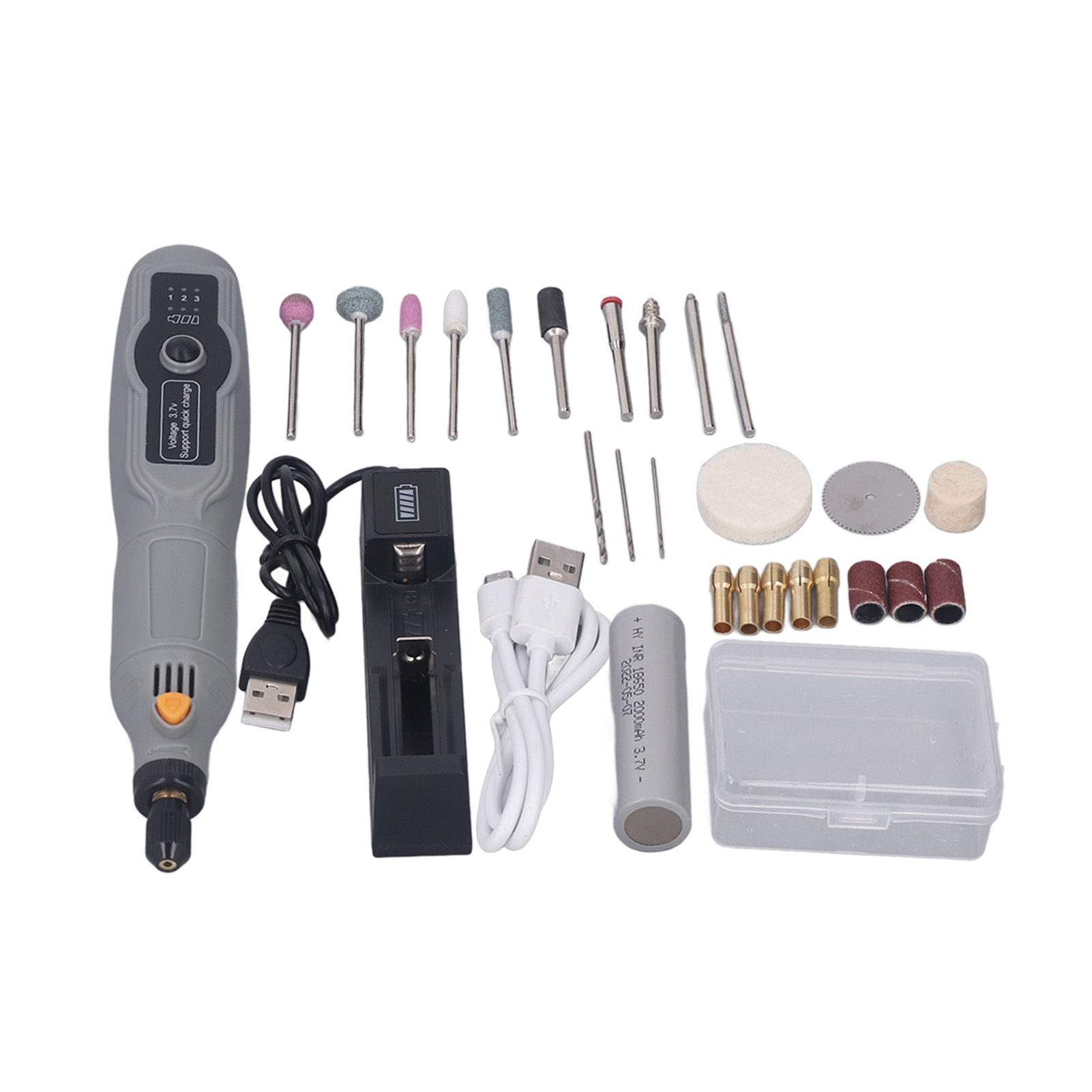 Kabelloses Elektrisches Gravierset, Mini-usb-wiederaufladbarer Rotationsgravierer, Rotationswerkzeug Für Schmuck, 3 Einstellbare Stufen