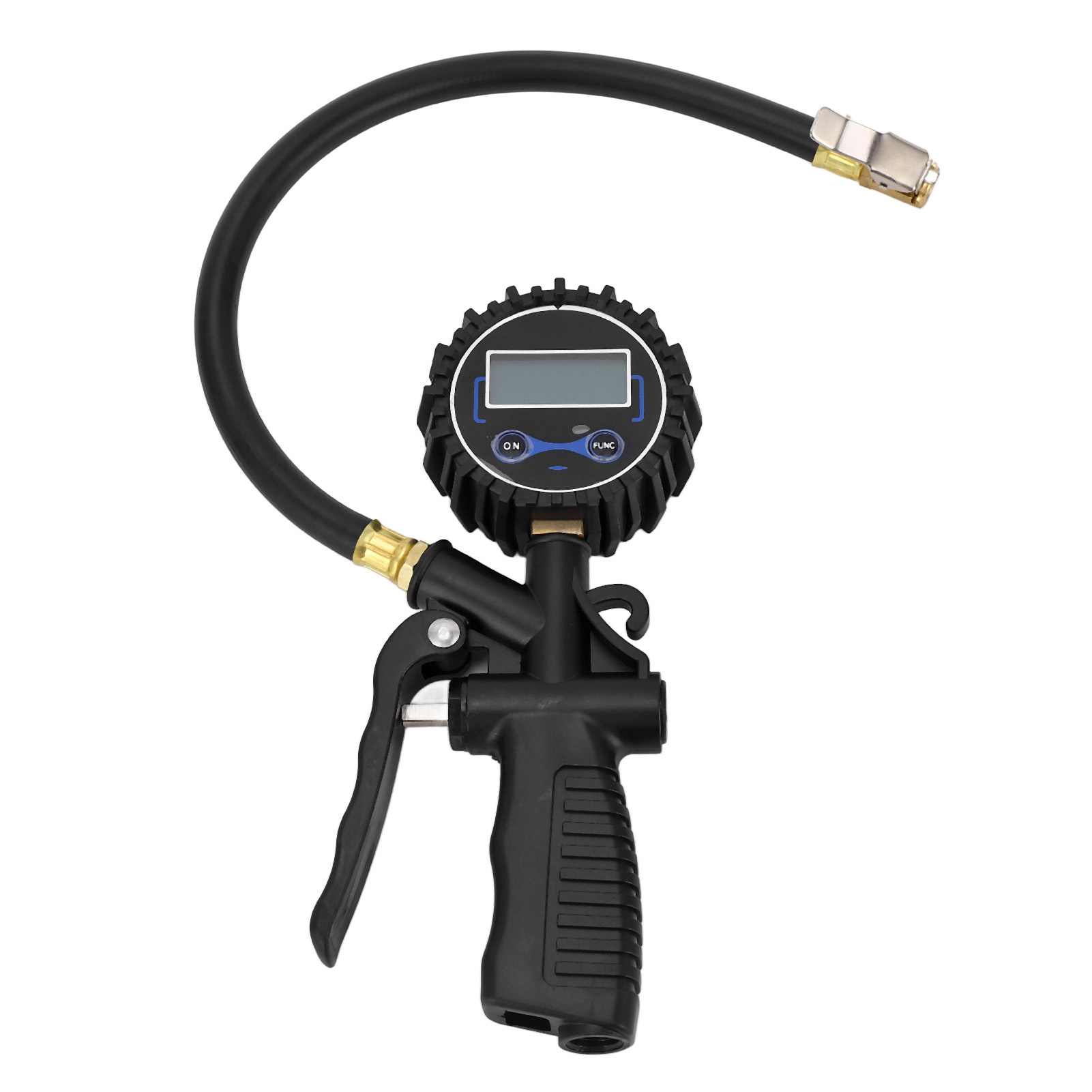 Reifenfüller Mit 1/4"-npt-schlauch, Digitalem Lcd-manometer, Messingdüse, 170 Psi
