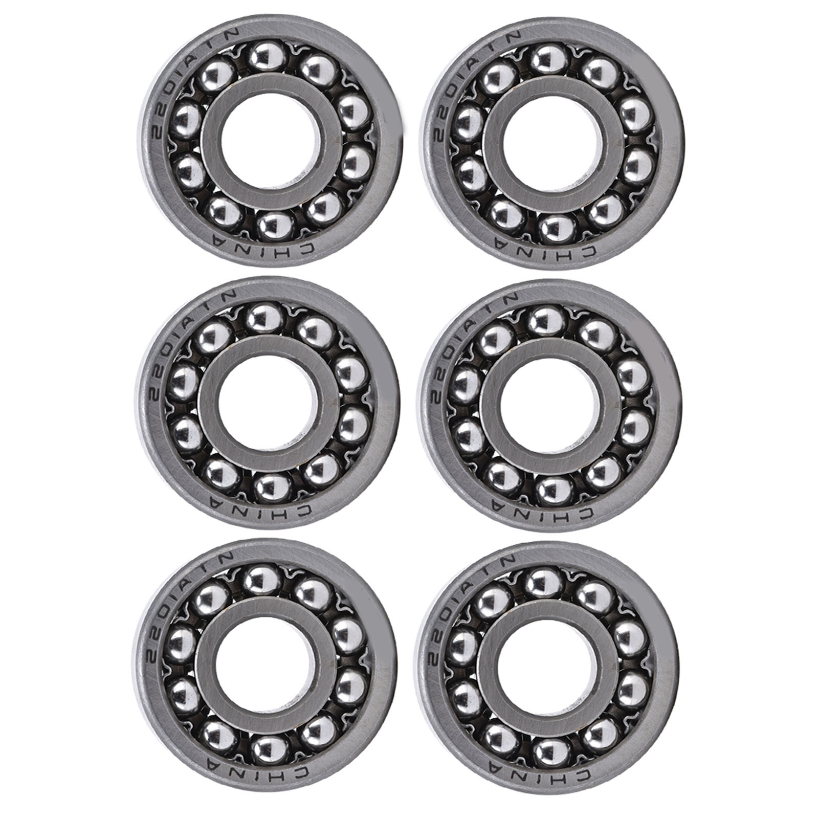 Satz Mit 6 Zweireihigen, Radial Laufenden Pendelkugellagern, Zubehör Für Mechanische Geräte 2201