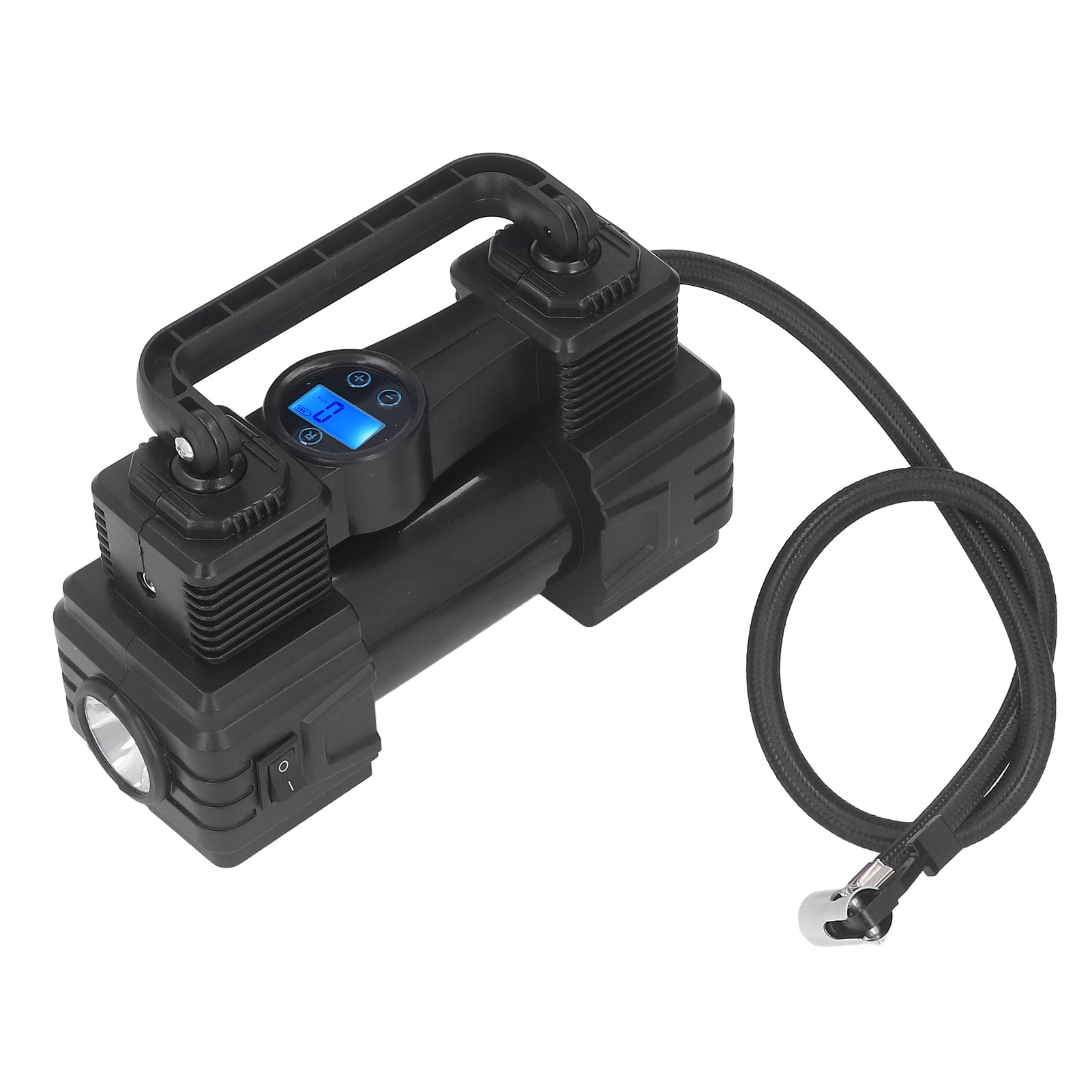 12-v-luftkompressor, Hochleistungspumpe (120 Psi), Tragbarer Reifenfüller Mit Led-licht Für Autos, Wohnmobile Und Ballons