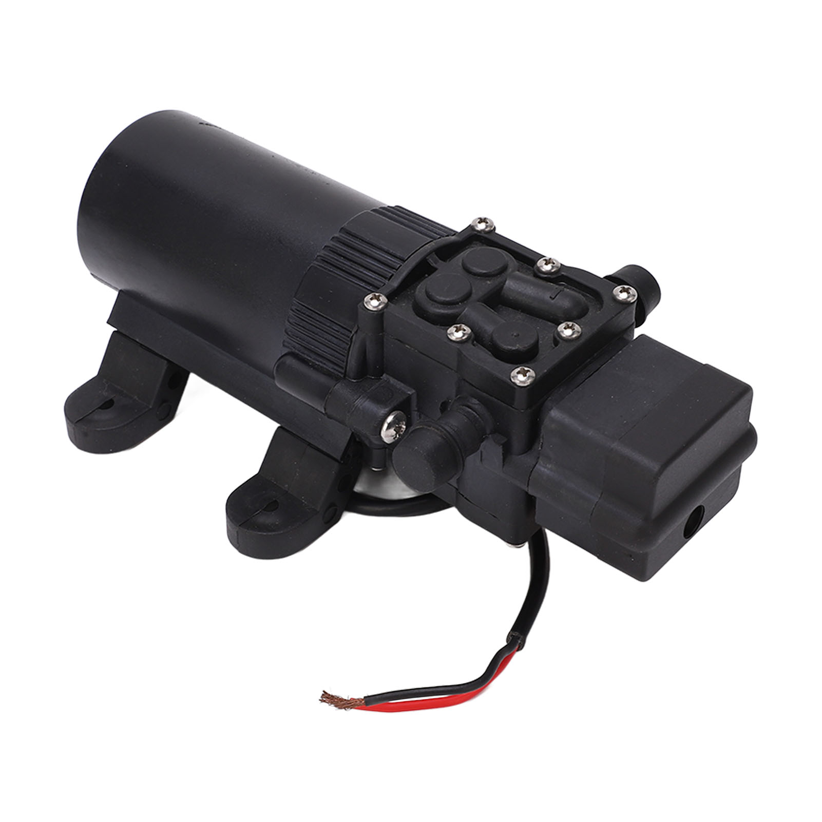 Mikro-gleichstrom-druckerhöhungspumpe, 0,7 Gpm, 70 Psi, Selbstansaugend, Membranpumpe, Kupfermotor, 12 V, 1,8 A, 30 W