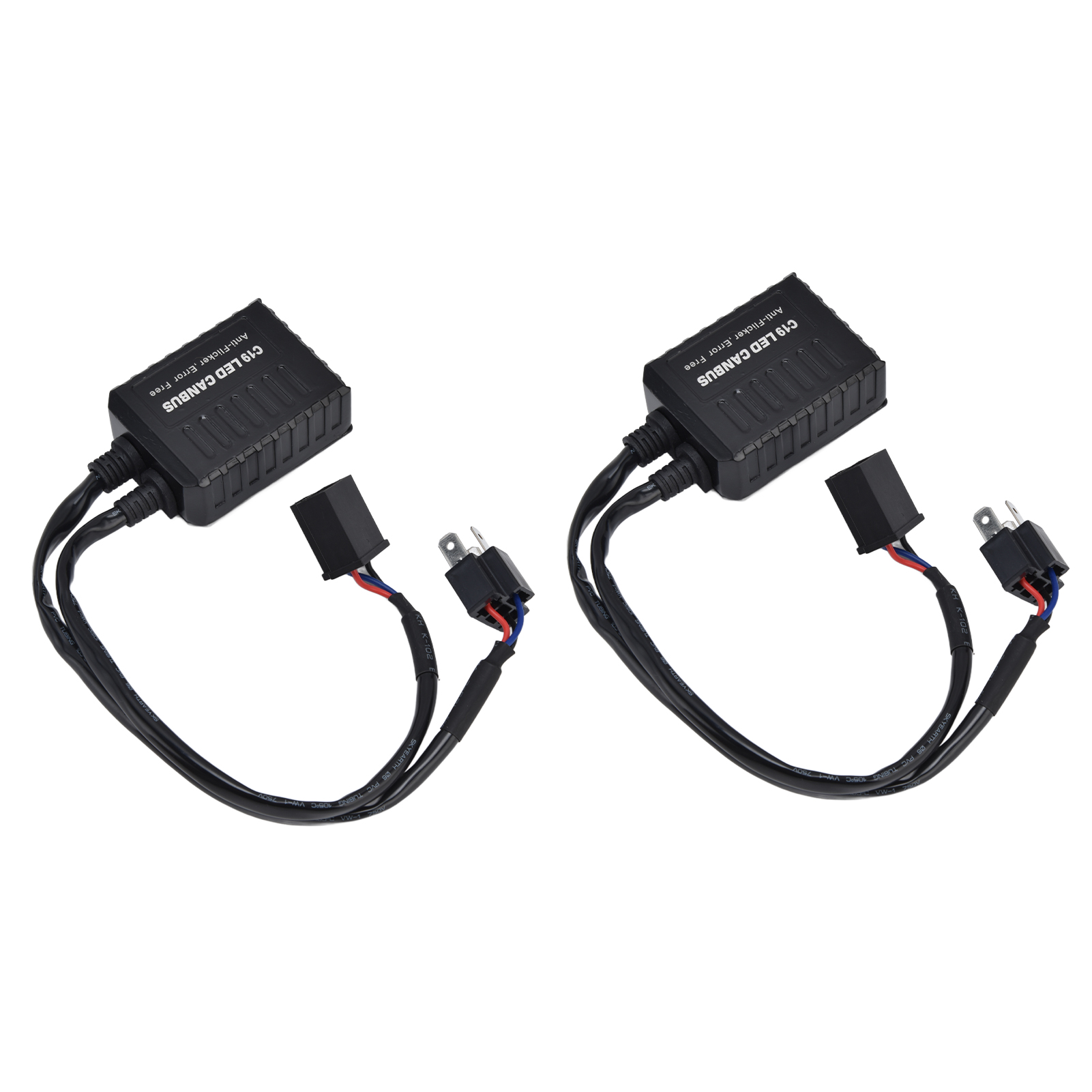 Set Mit 2 Universellen C19 H4 Led Canbus-decodern Mit Anti-flicker-filter Für Scheinwerferlampen