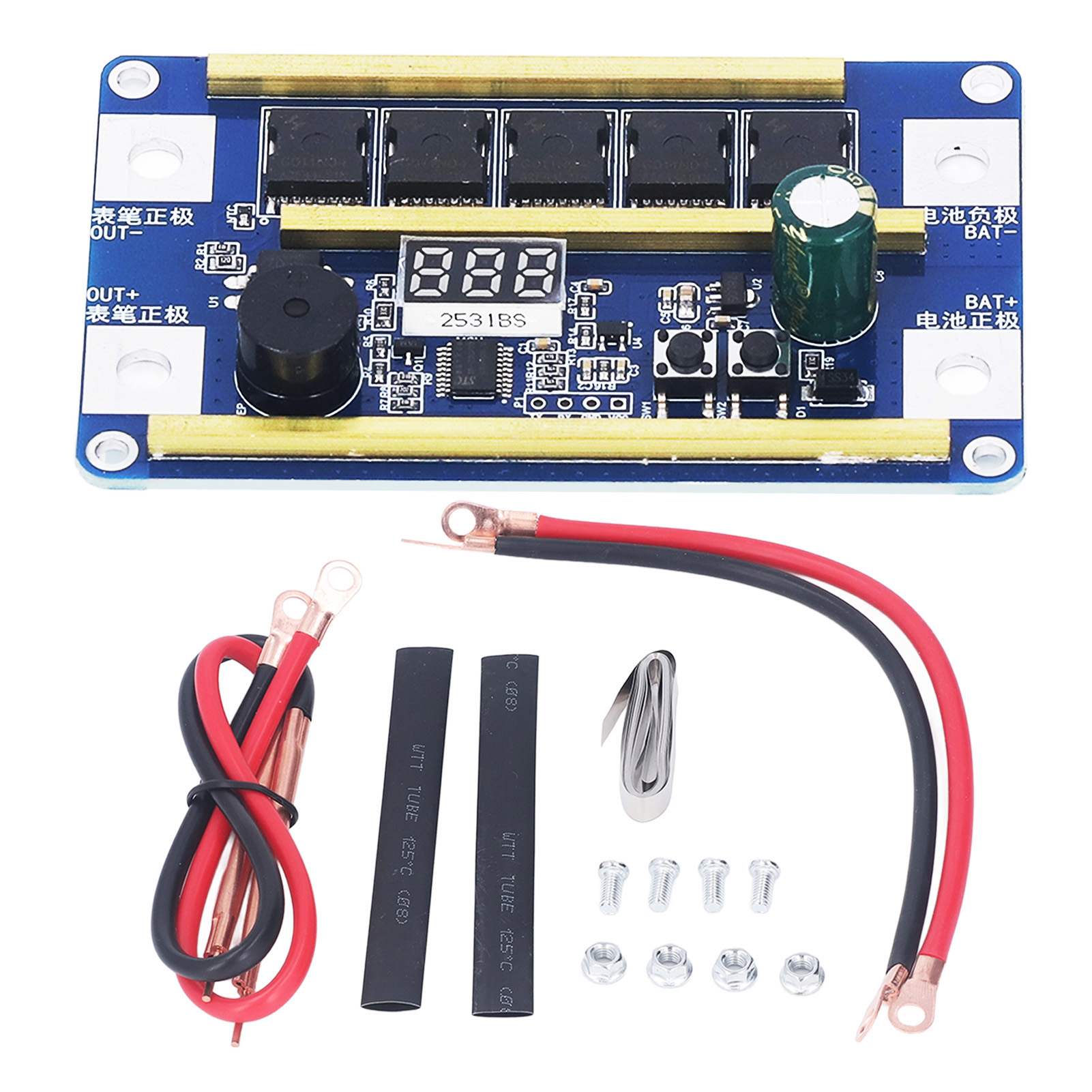 Z99 Punktschweißgerät, Leiterplatte, 3-stellige Digitalanzeige, Mini-diy-punktschweißgerät, Batteriefach, 12-v-gleichstrom-punktschweißset