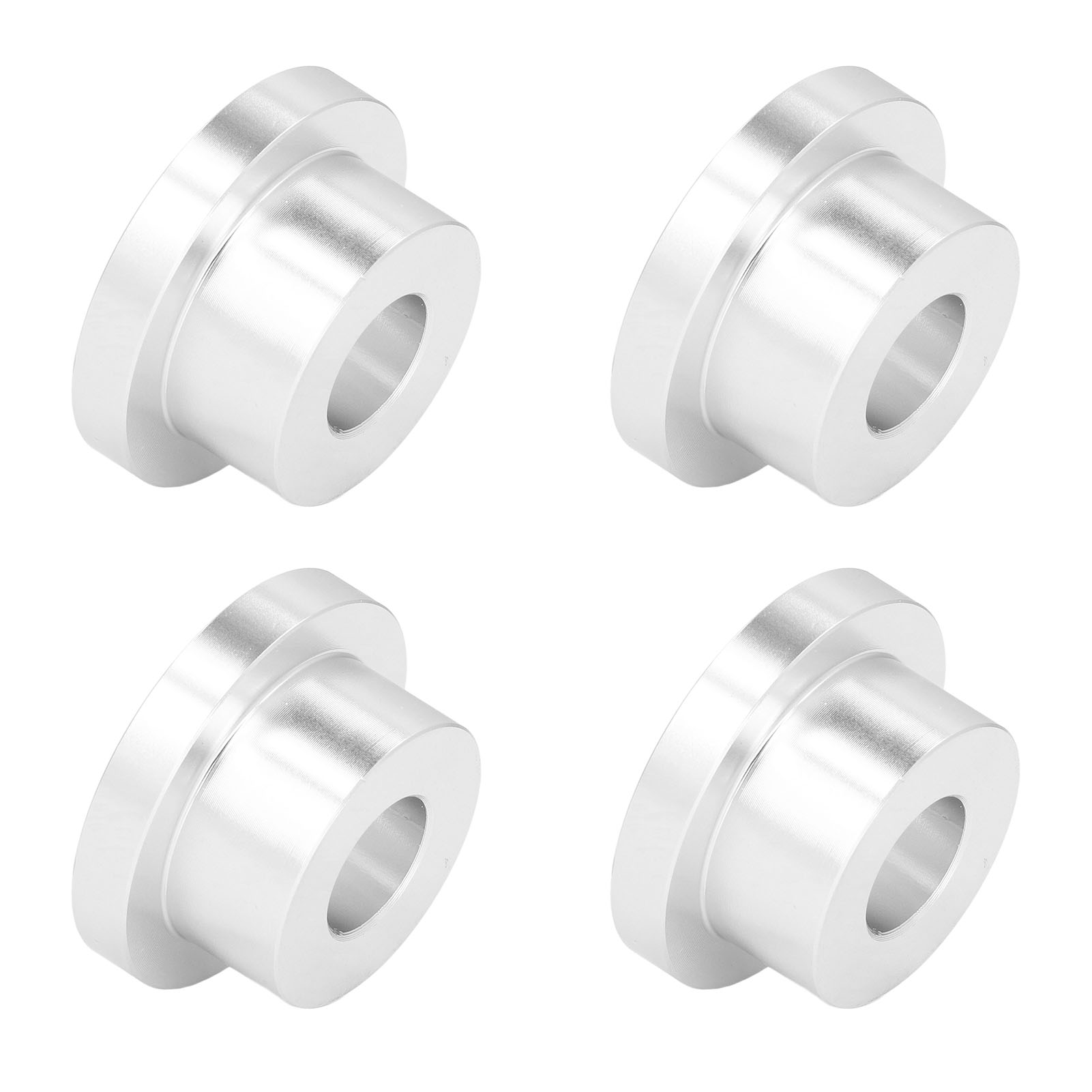 Cnc-gefrästes Lenkererhöhungsset Aus T6-aluminiumlegierung (4-teilig) Für Fxrsilver