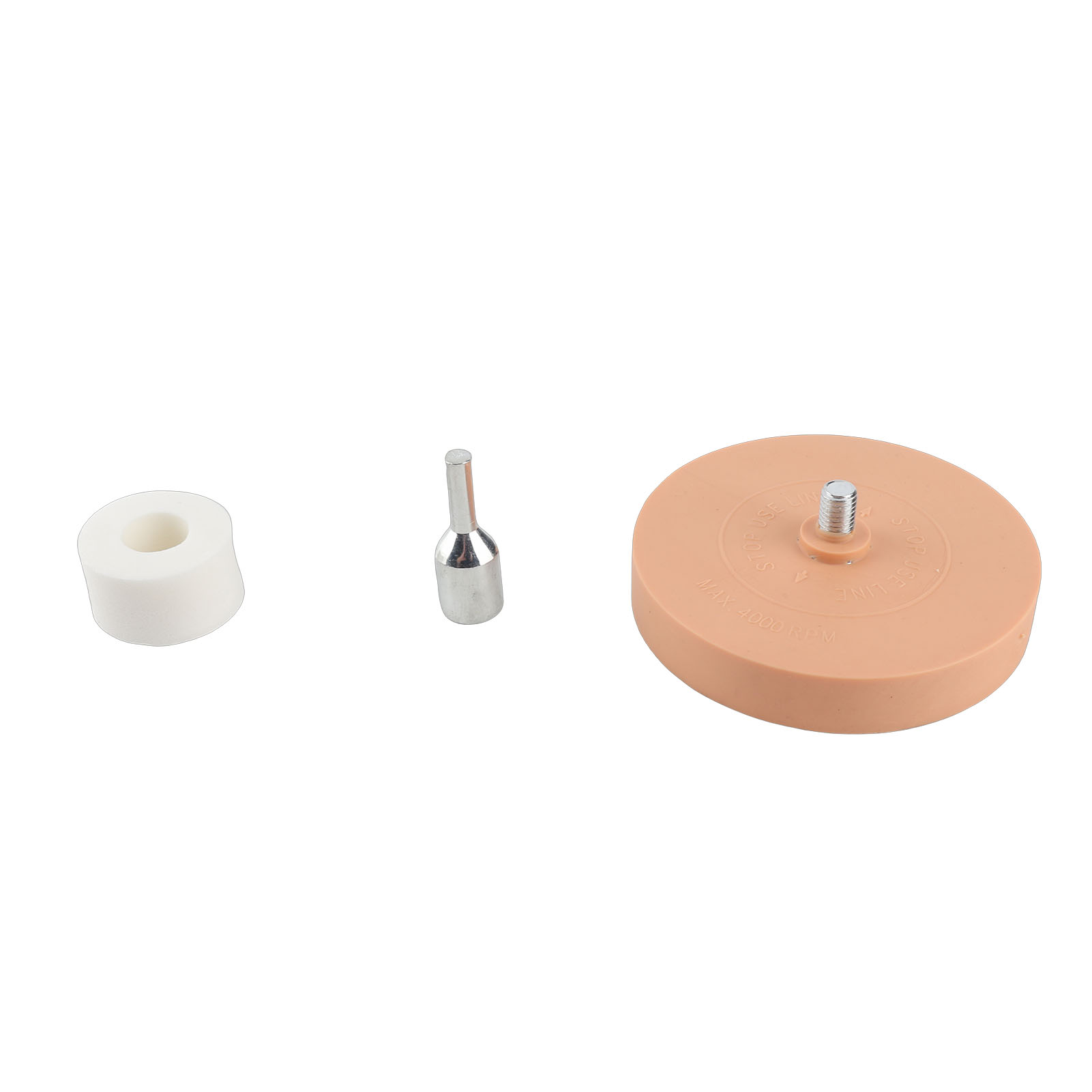 8,9 Cm (3,5 Zoll) Gummirad Zum Pneumatischen Entfernen Von Klebstoffen Und Vinylgrafiken, 4000 U/min
