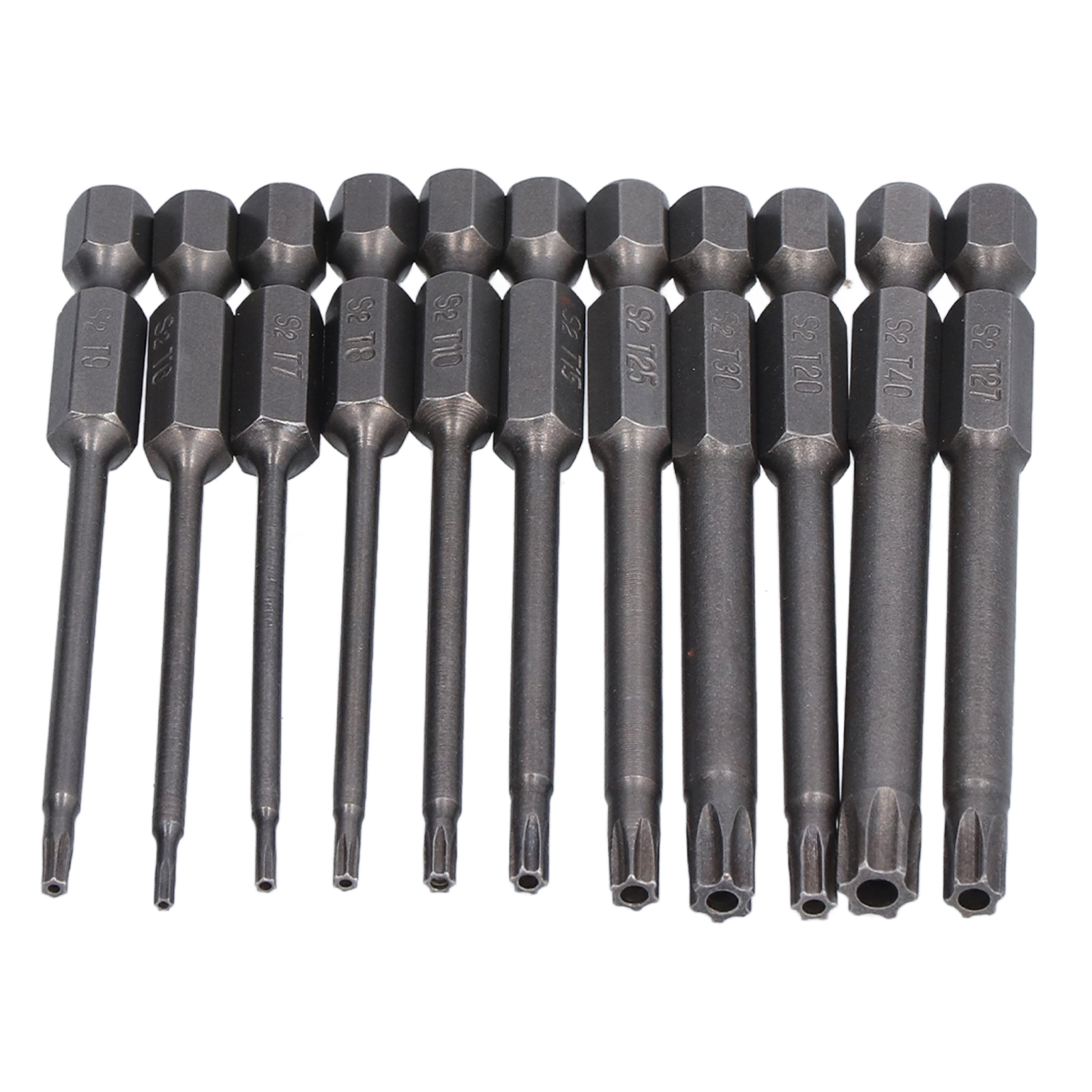 Plum Blossom 11-teiliges Schraubendreher-bit-set, 1/4"-sechskantschaft, S2-stahl, Magnetisch, 75-mm-sicherheitsbit