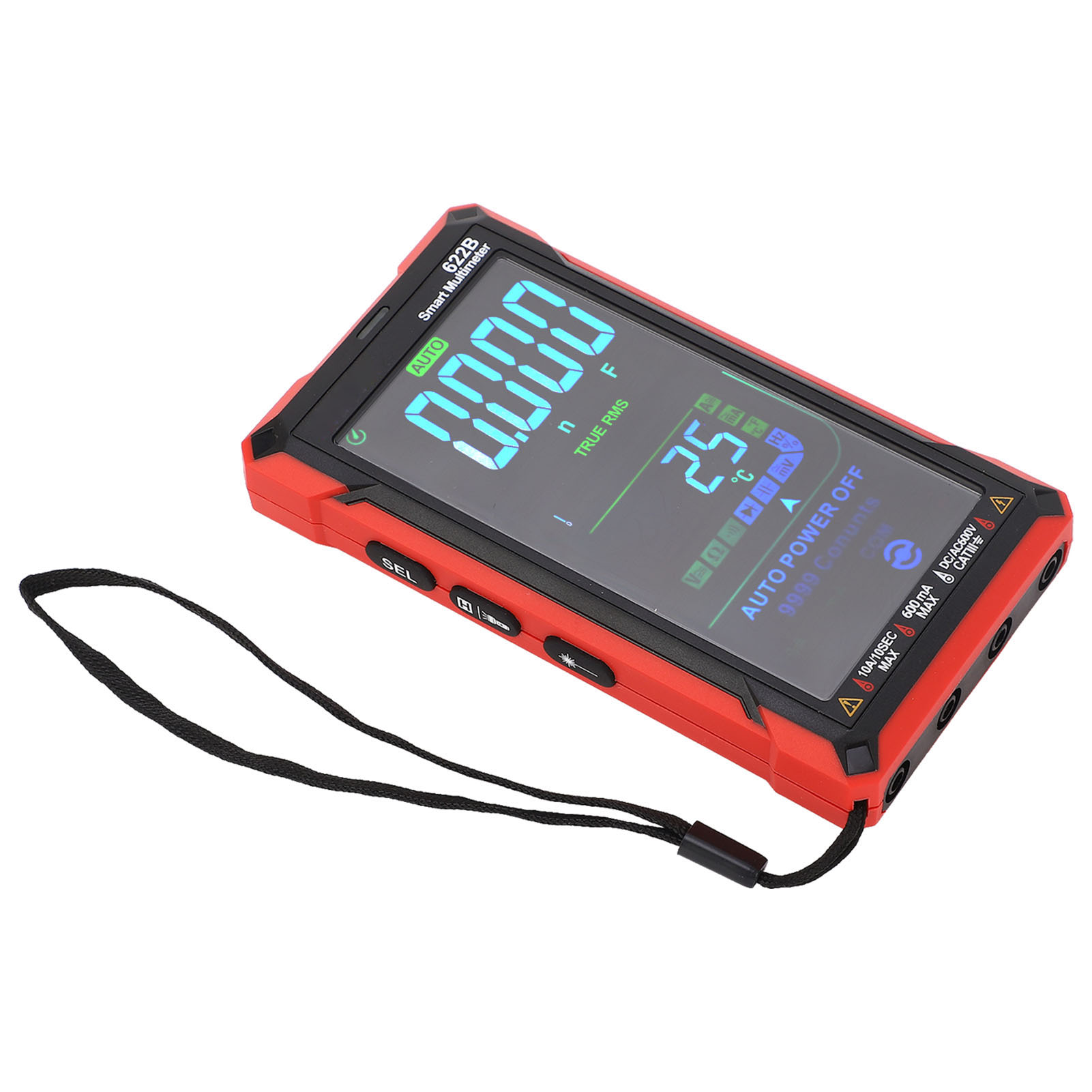 Intelligentes Digitales Multimeter-set Mit Großem Touchscreen, Wiederaufladbar, Hochpräzise, Vollautomatisch, Brennfreier Tester