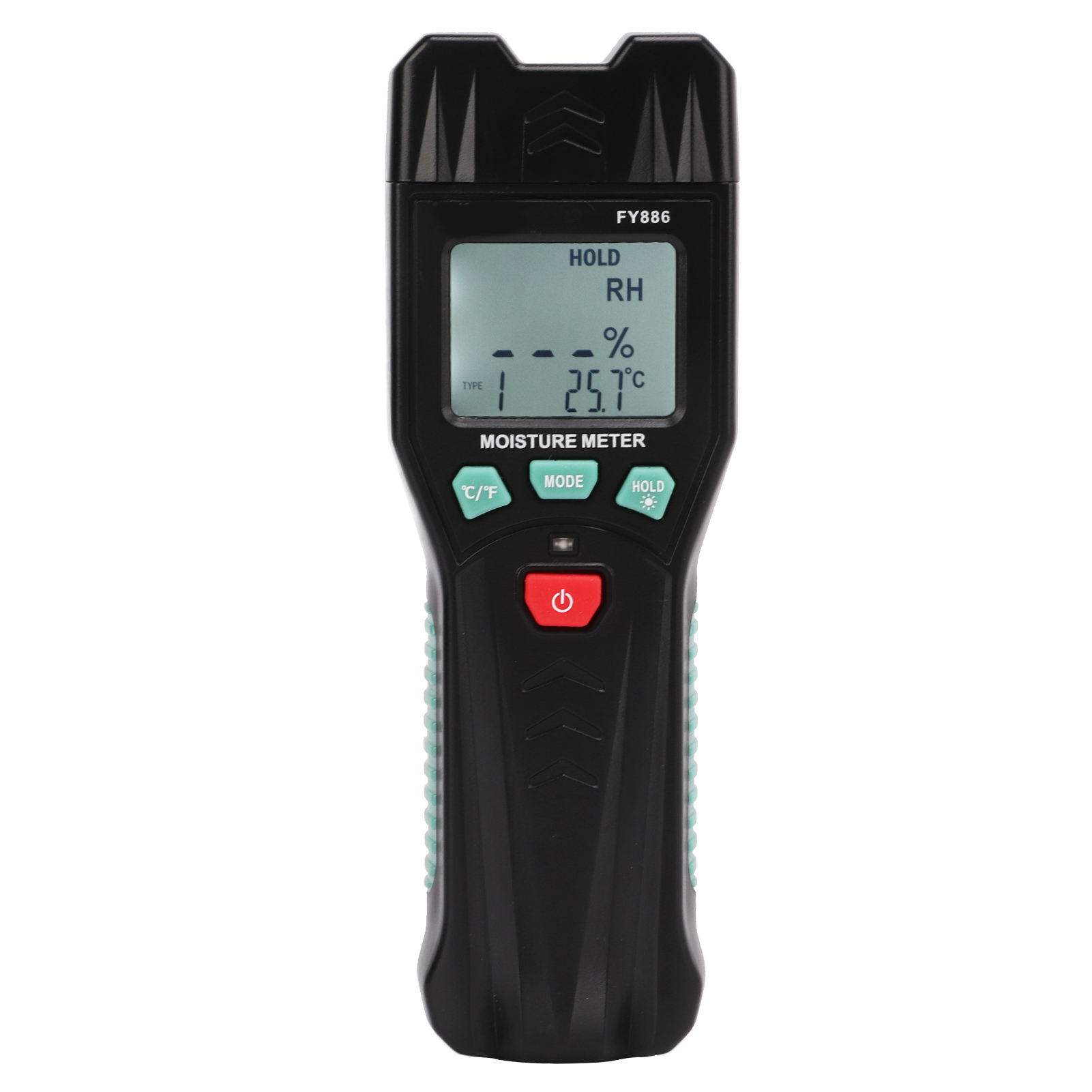 Hochpräziser Digitaler Holzfeuchtedetektor Fy886 Mit Hintergrundbeleuchtetem Lcd-bildschirm