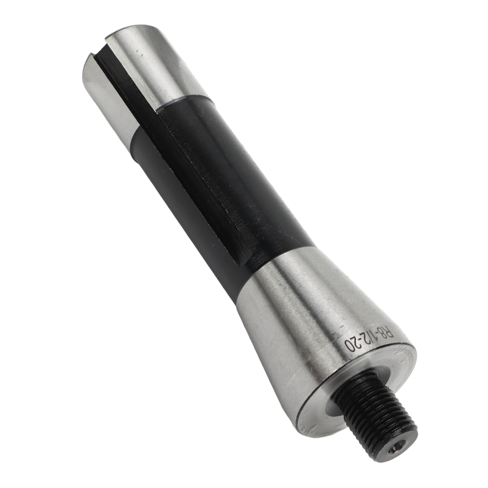 1/2" Gewindebohrwellenadapter Mit R8 Schaft Aus Manganstahl, 20 Mm Länge.