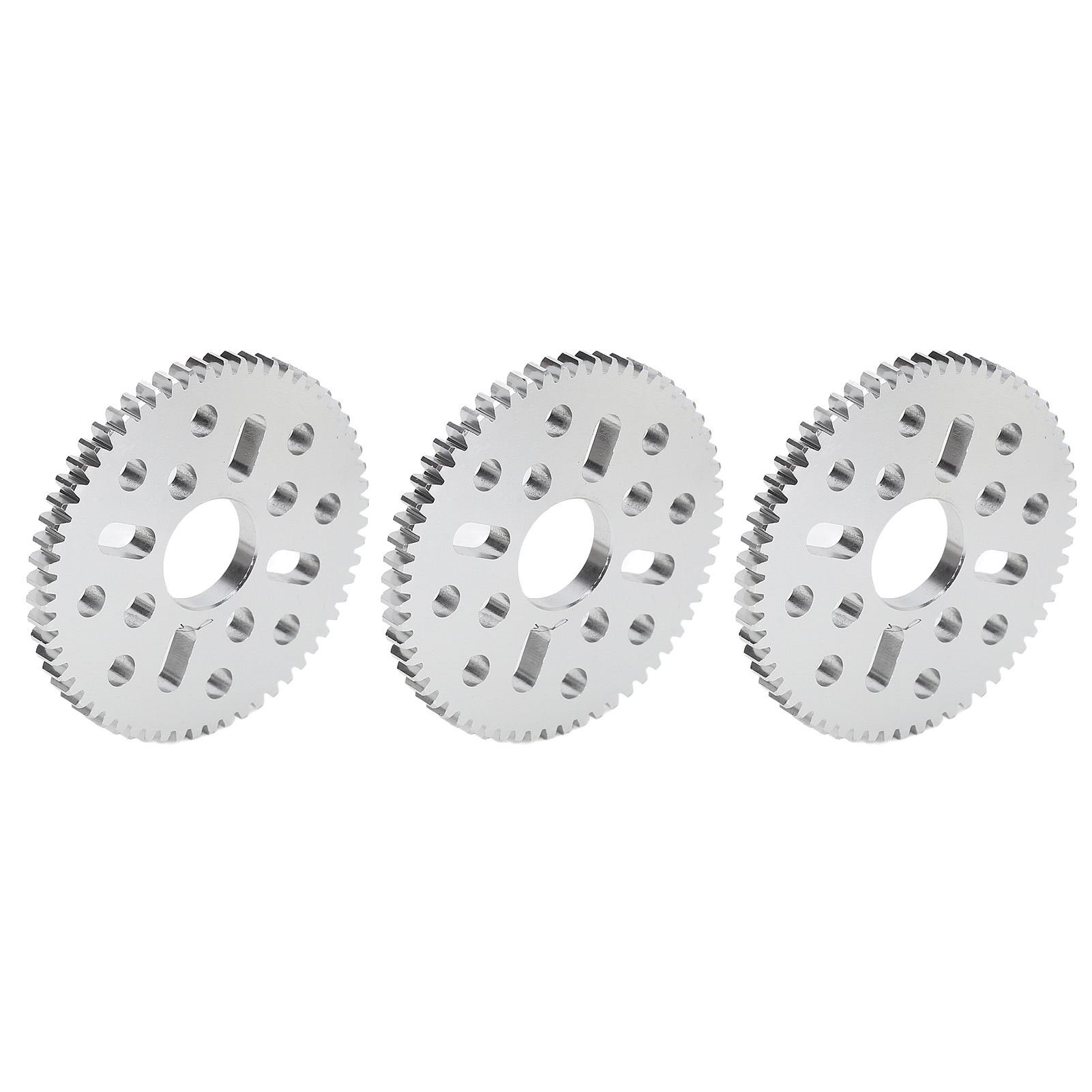 3 Geradverzahnte Zahnräder, Lange Bohrung 4 Mm, Runde Bohrung 12 Mm, Modul 0,8, Mittenbohrung 14 Mm, Dicke 4 Mm, Referenz 4312-0414-0060
