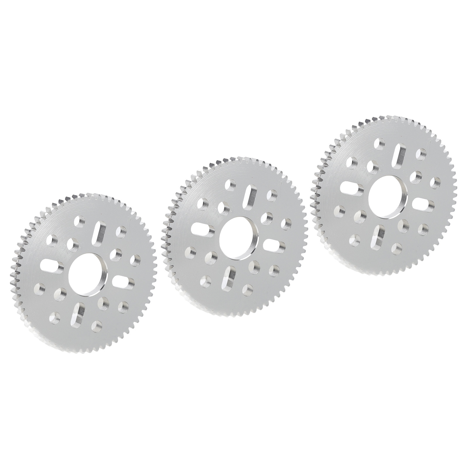 Stirnradritzel (3 Stück): Lange Bohrung, Runde Bohrung, Modul 0,8, 14 Mm Zentrierbohrung, 4 Mm Dicke (4312-0414-0066)