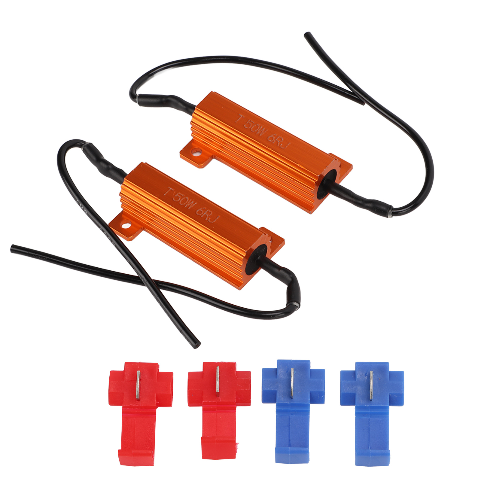 50-w-6-ω-widerstandsdecoder, Kurzdrahtwiderstand, Led-scheinwerfer, Aluminiumgehäuse
