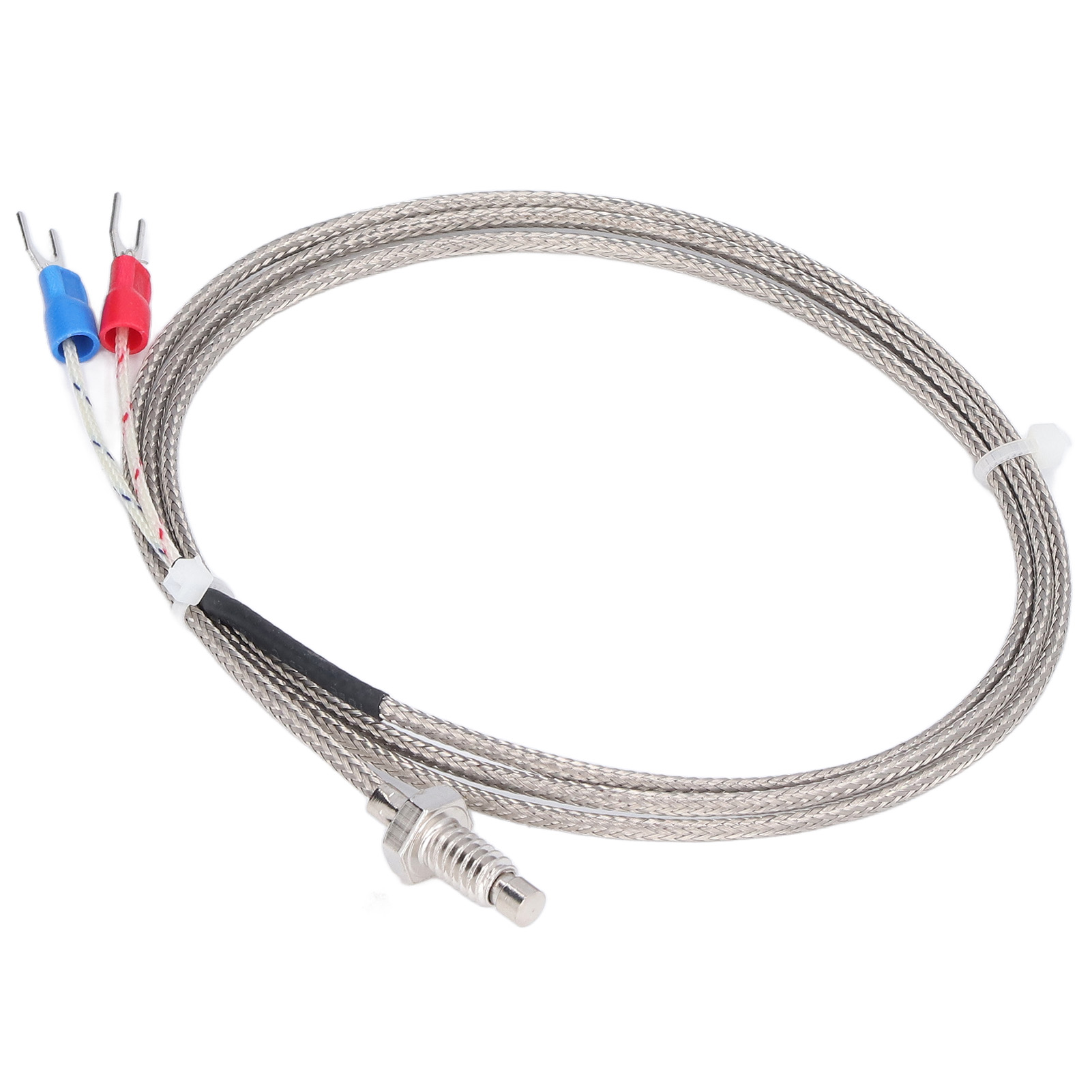 Berm Thermoelement Typ K, M6-zoll-schraube, Temperaturfühler, 1 Meter Kabel, Temperaturbereich 0-400 °c