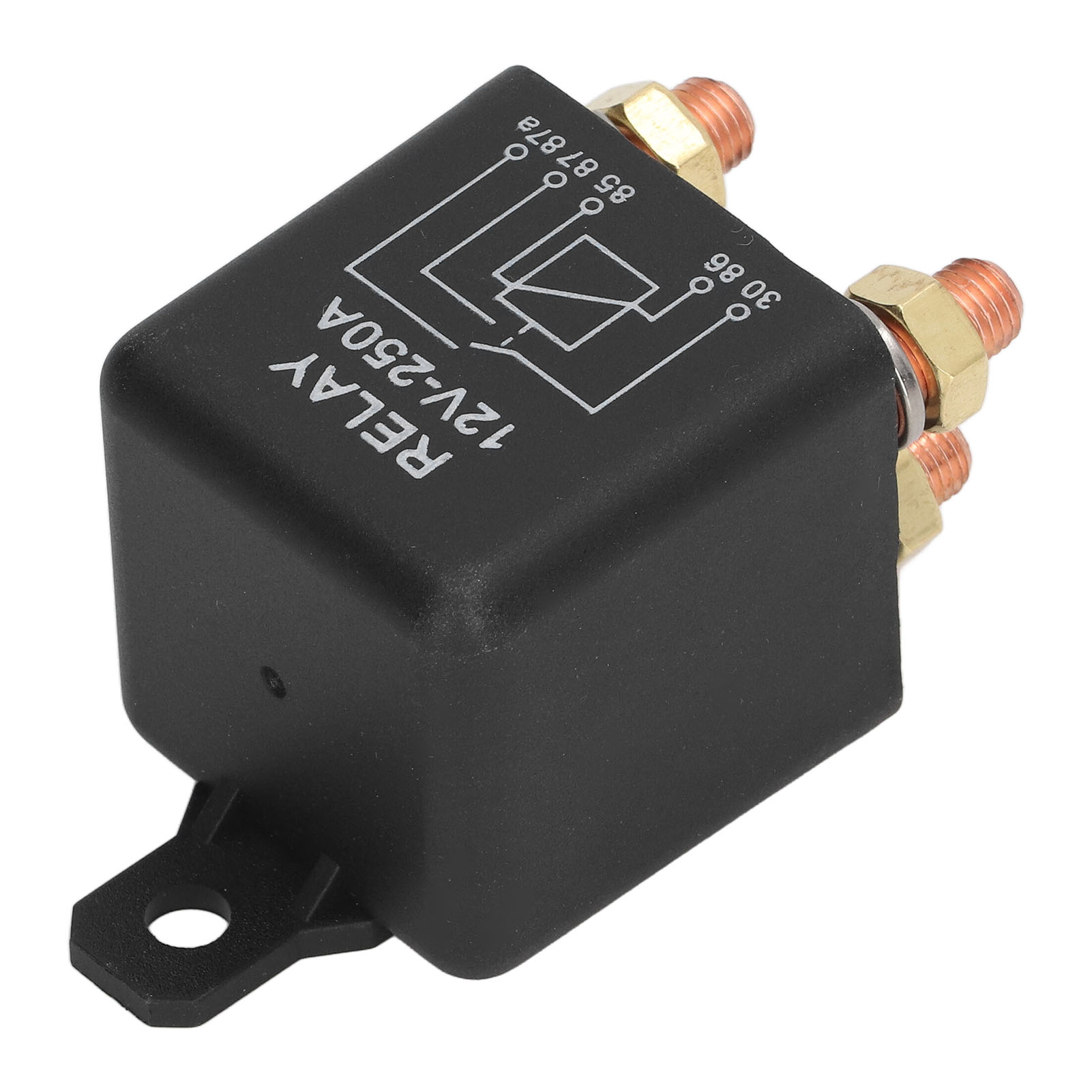 Rasenmäher-starterrelais, 5 Pins, 250 A, Edelstahl Und Messing, Normalerweise Offen, 12 V Dc.