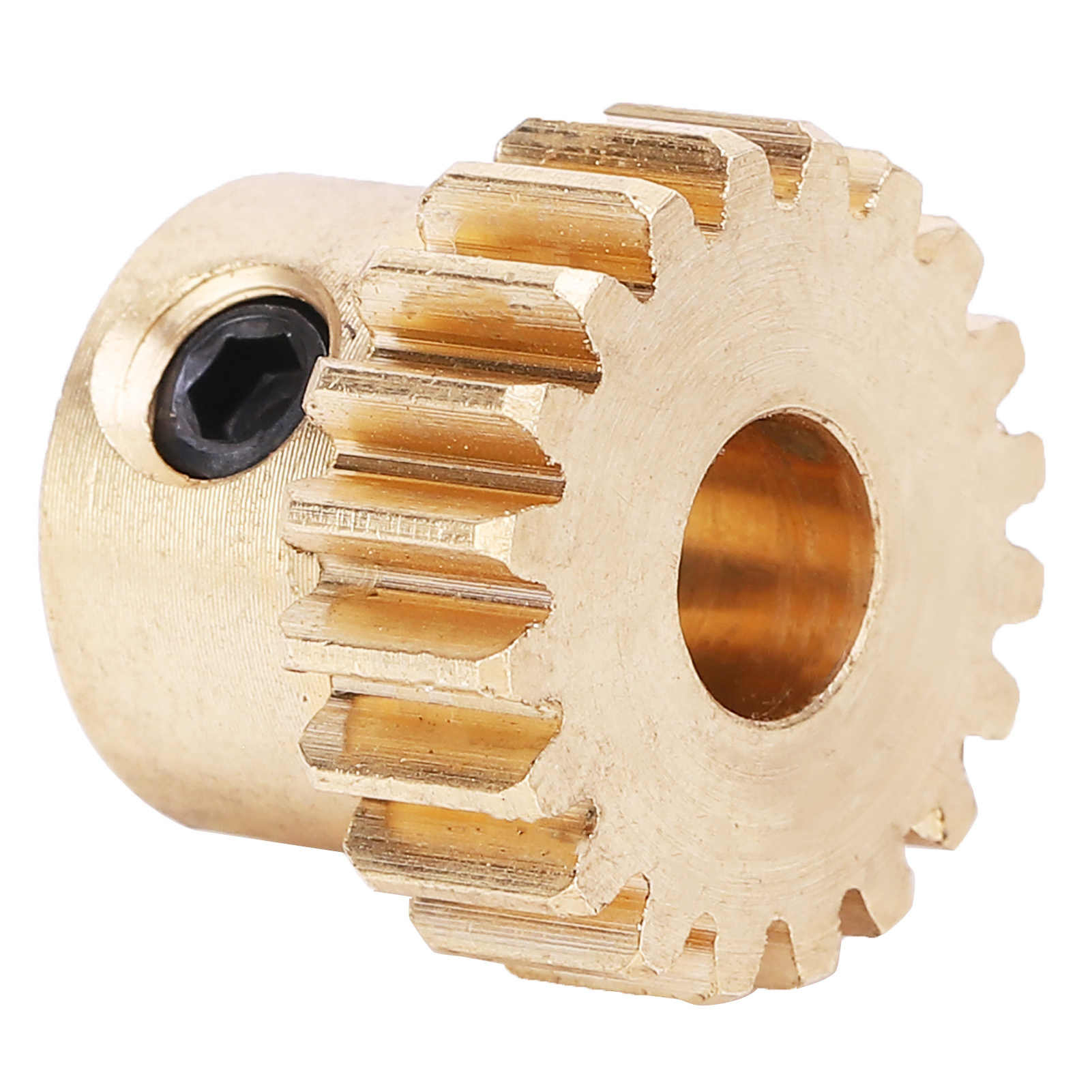 4304-0006-0020 20-zahniges Messingzahnrad, 6 Mm Rundbohrung, Modul 0,8, Teile Für Industrieroboter