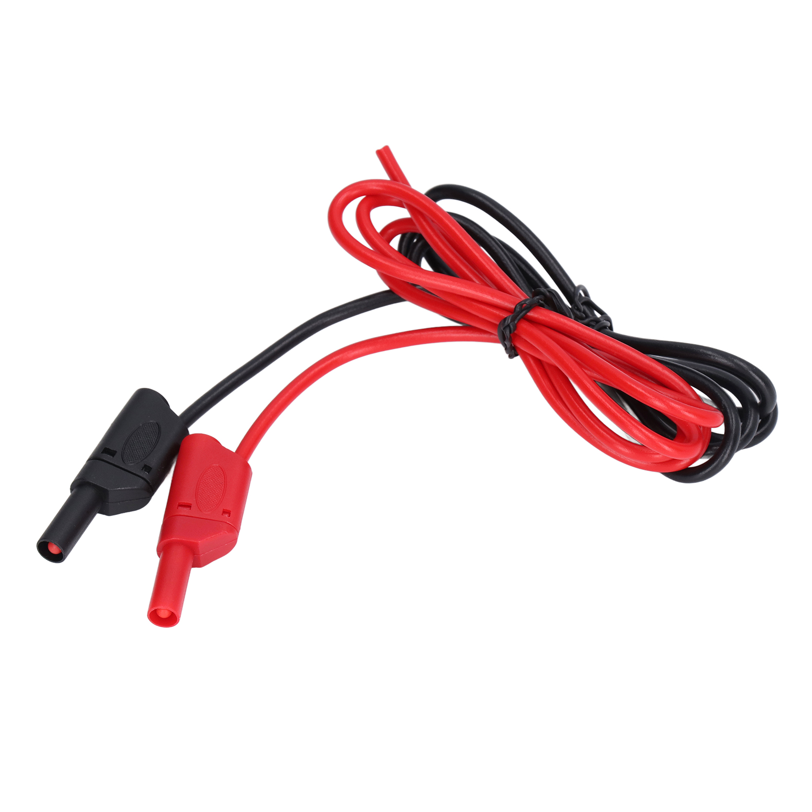 4-mm-bananenstecker-messleitungssatz (stecker Auf Stecker), 32 A 1000 V, Rot Und Schwarz, Für Elektrische Batterien