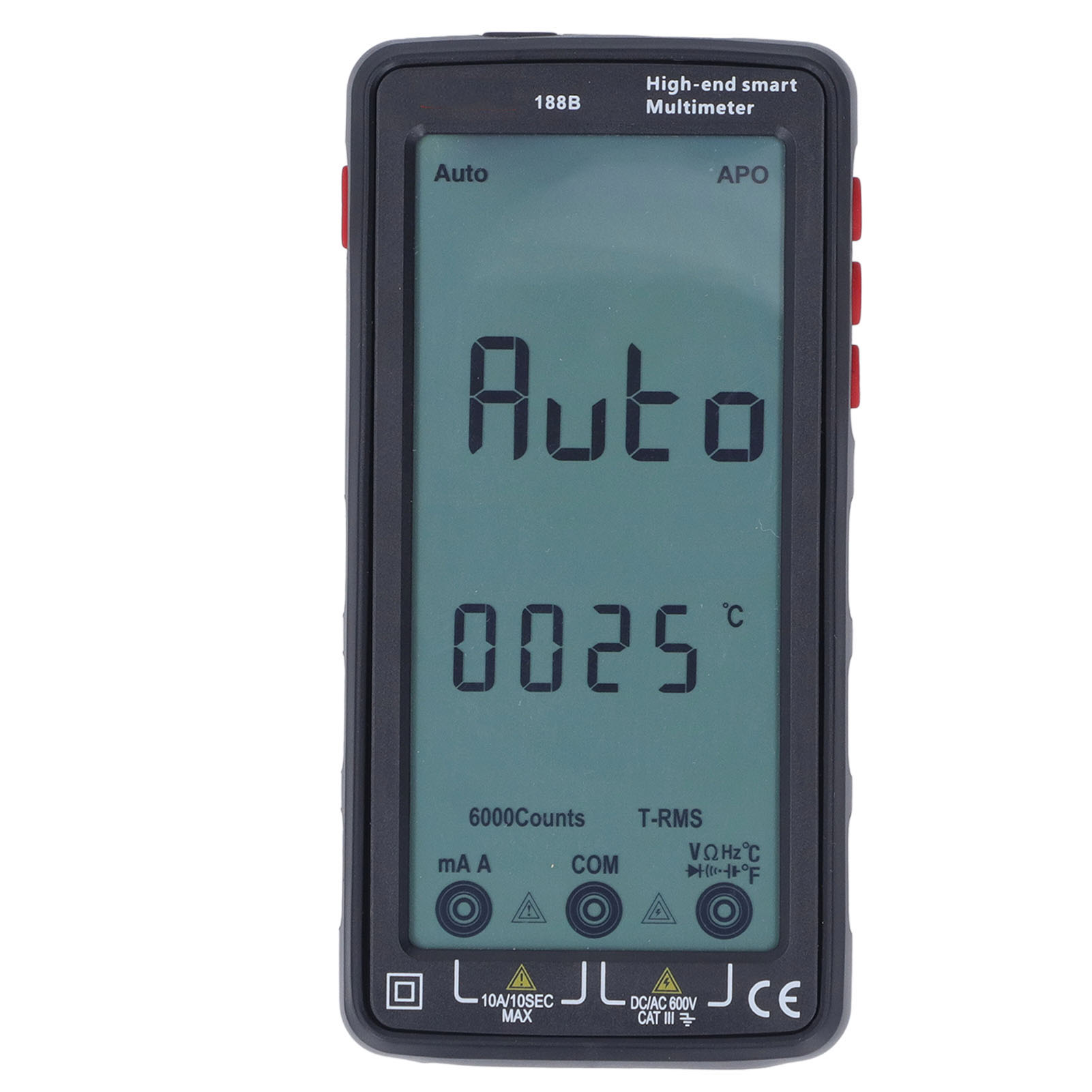 Usb-wlan-multimeter Mit Digitalanzeige: Misst Spannung, Temperatur, Widerstand, Stromstärke Und Kapazität. Voltmeter-amperemeter.