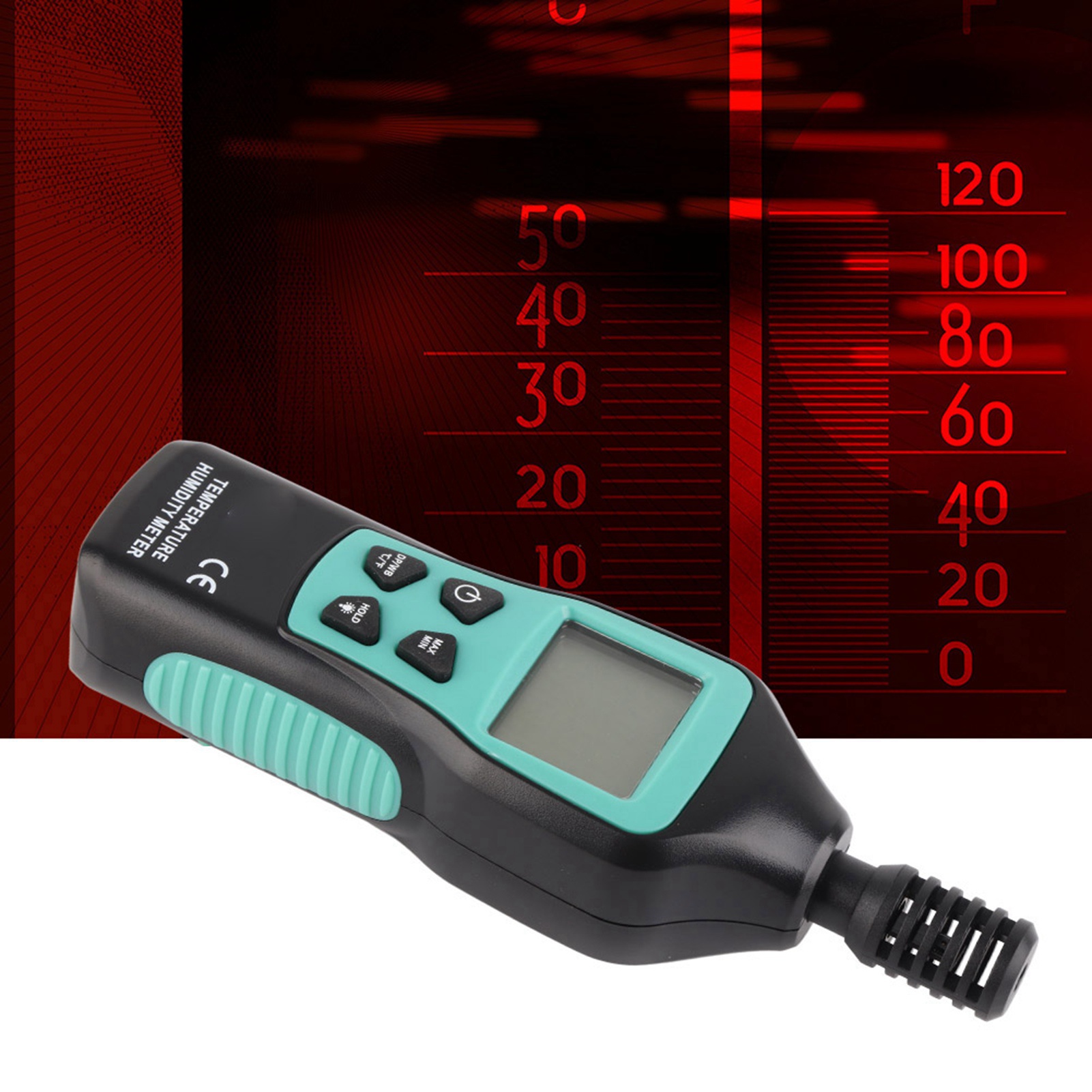 Digitales Thermometer-hygrometer, Mini-thermometer Mit Hintergrundbeleuchtetem Lcd-display Und Datenhaltefunktion