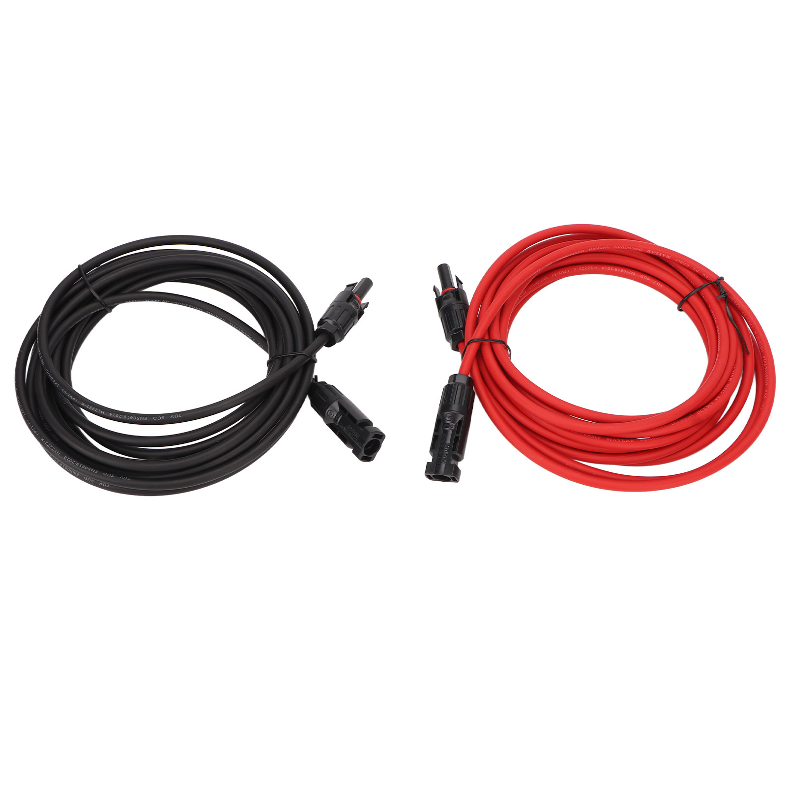 1 Paar 12awg-solarpanelkabel Mit Stecker, Solarverlängerungsadapter Für Photovoltaikanlagen, 2 Meter