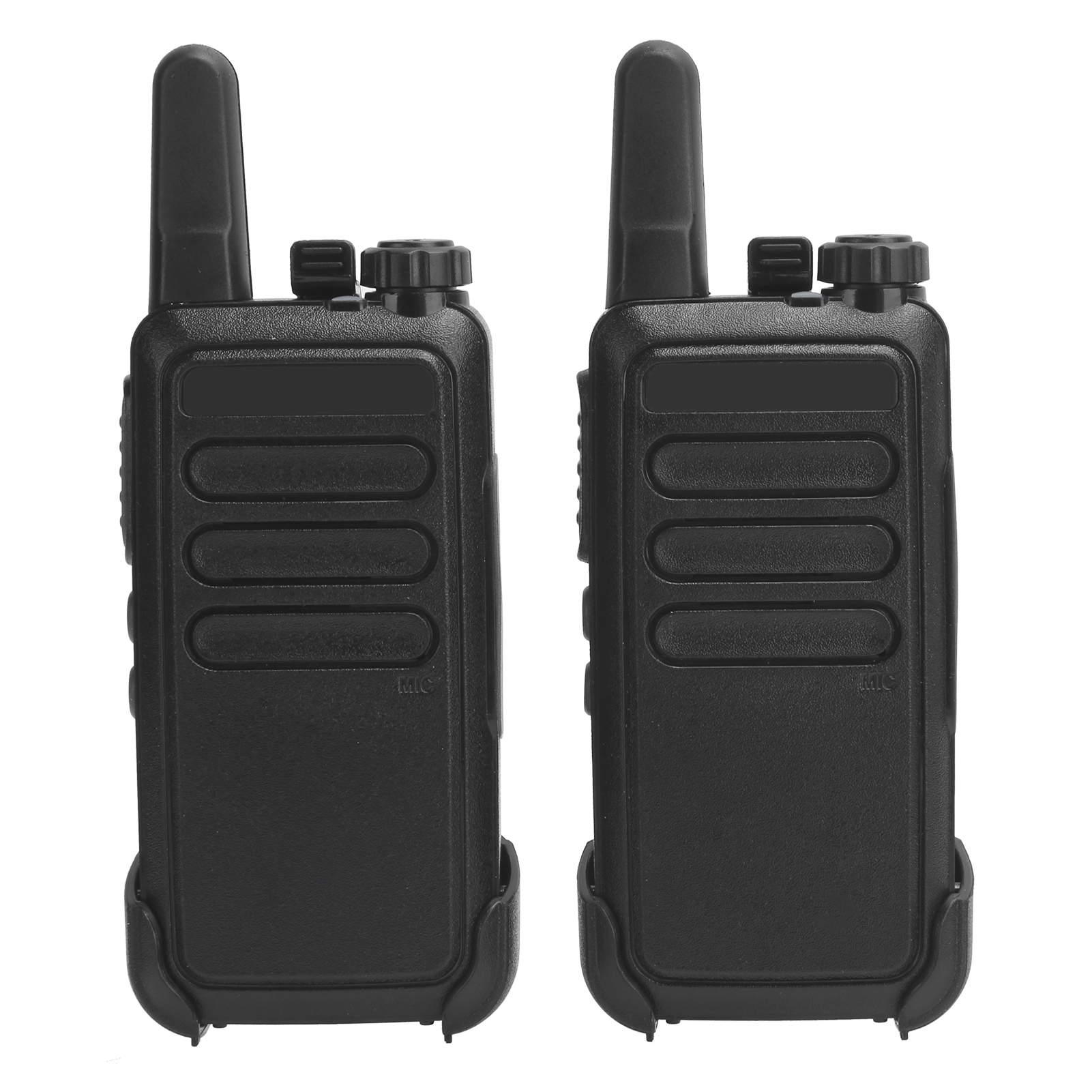 Tragbares, Per Usb Aufladbares Walkie-talkie Mit Rückseitigem Clip Und 100–240-v-stecker (eu).