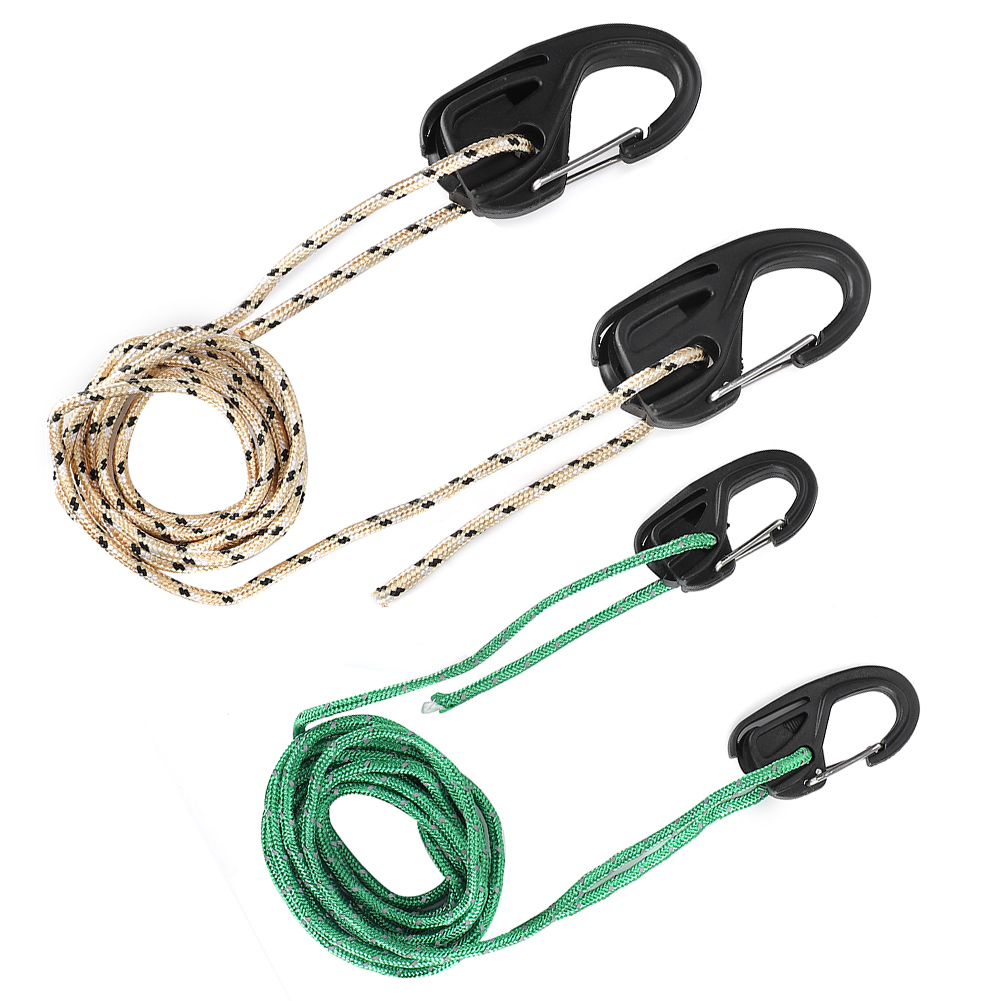 Zeltschnur Mit Haken, Karabiner Und Zubehör Für Outdoor-camping