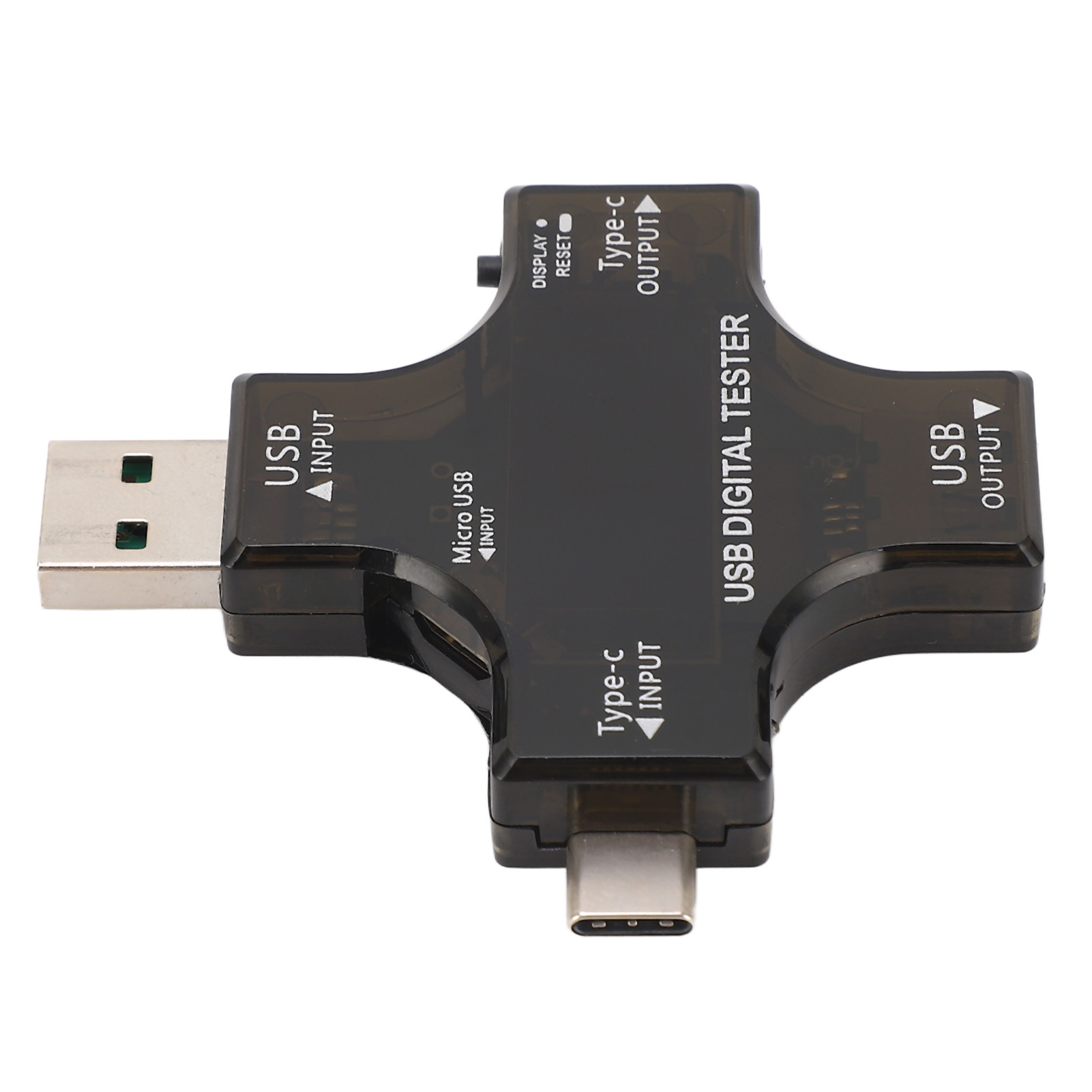 Spannungs- Und Strommessgerät Mit Usb-typ-c-anschluss, Farb-lcd-bildschirm, 2-in-1-schnittstelle, Bluetooth-kommunikation Und 3,6- Bis 32-v-wattmeter