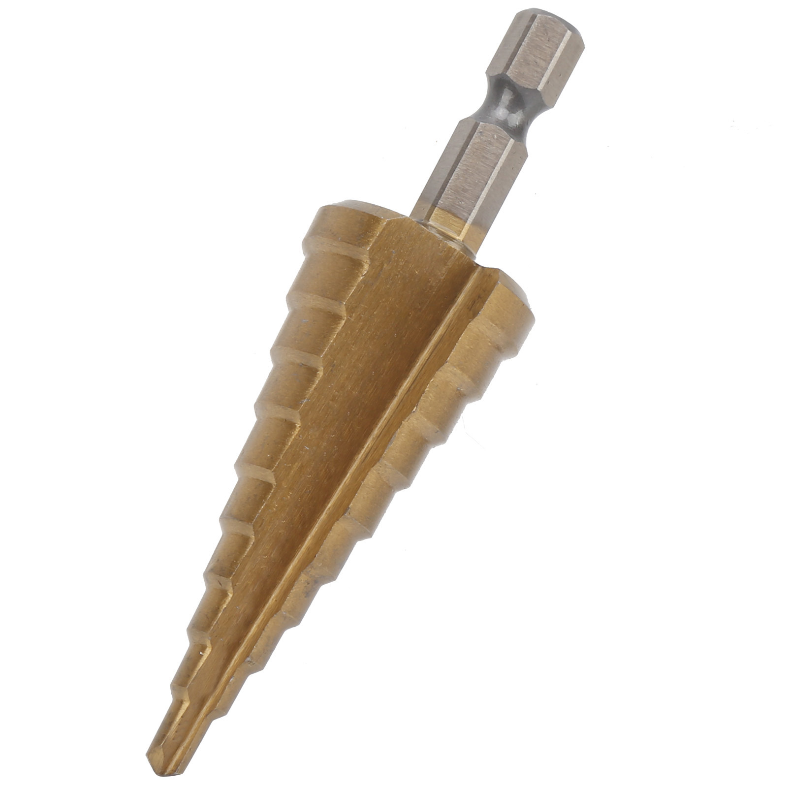 Multifunktionaler Pagoden-stufenbohrer Aus Schnellarbeitsstahl, Konisches Bohrwerkzeug (4 Mm Bis 22 Mm)