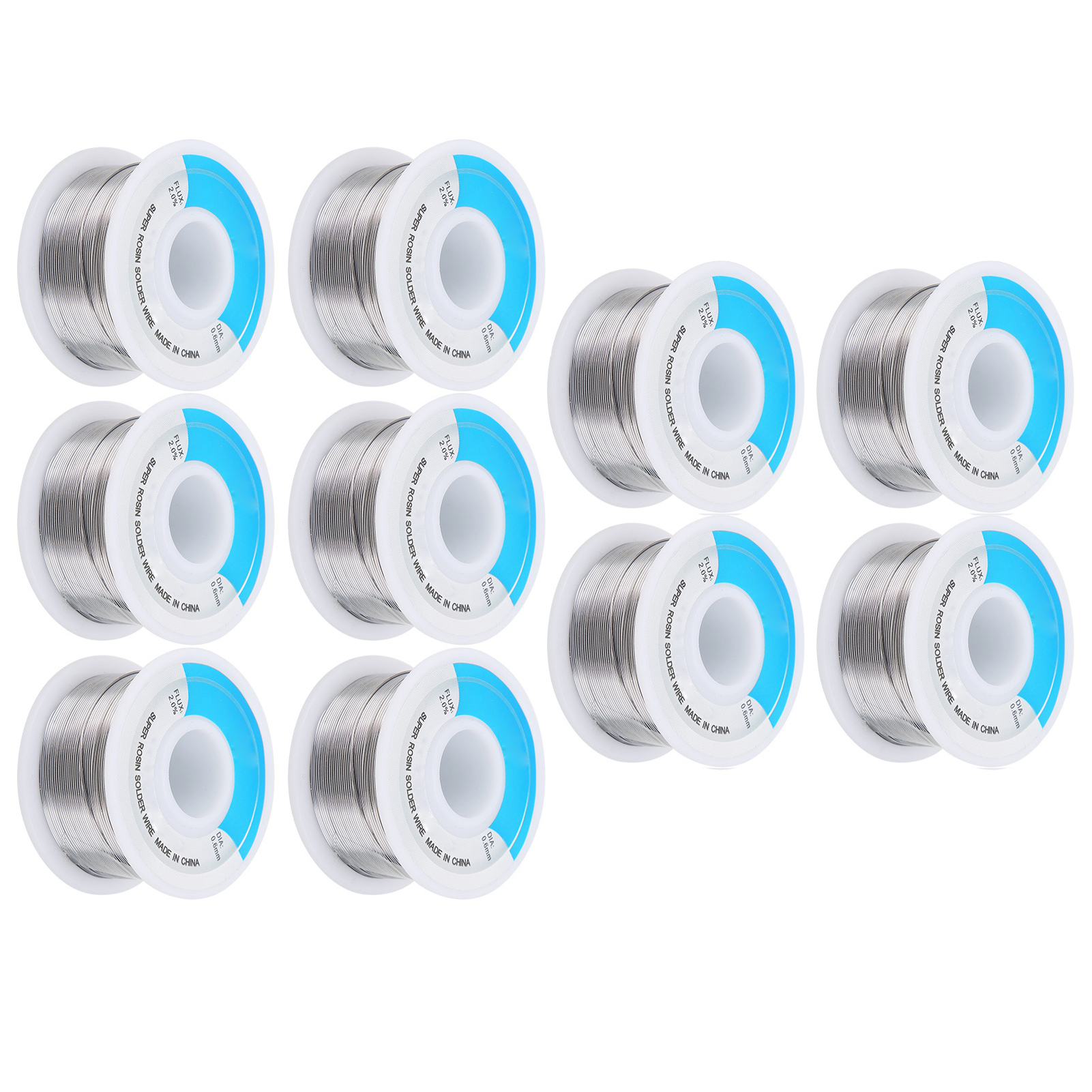 10 Hochreine Zinndrähte, Niedriger Schmelzpunkt, Zum Löten, Industriebedarf, 0,6 Mm, 100 G