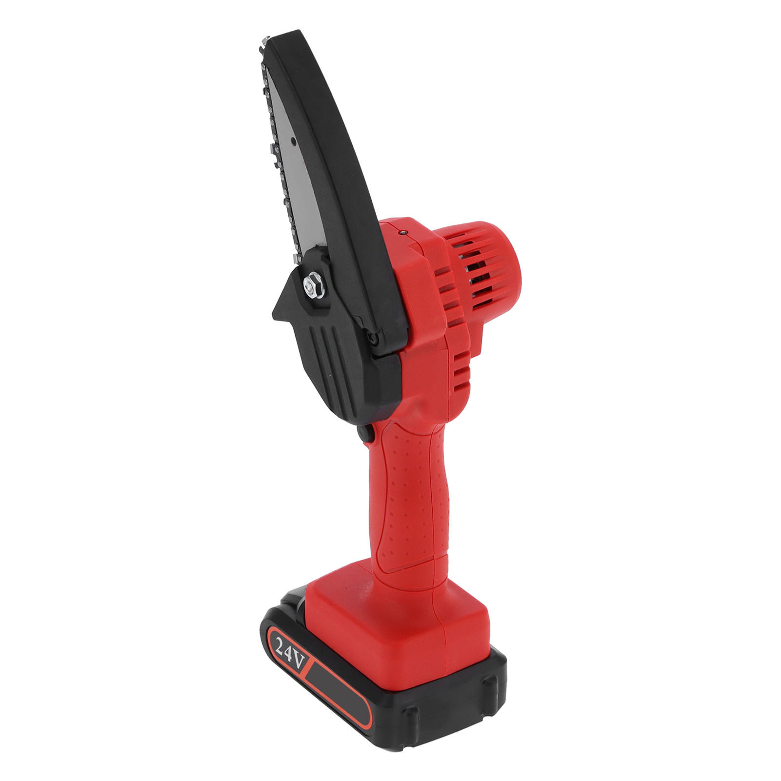 Mini-elektrokettensäge Im Lademodus, Holzbearbeitungs- Und Gartengeräte Fyd-003 Rot, Ac110-240v-stecker