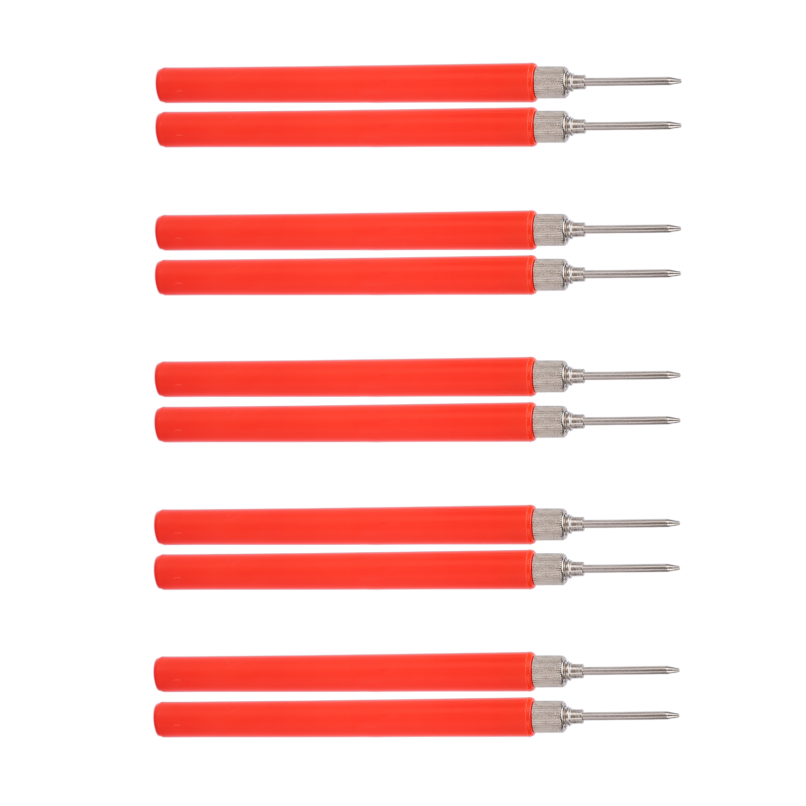 J.30015 Prüfspitze Für Multimeter, Lötfreie Prüfnadel Für Spannungsregelung Und Routinemäßige Schaltungsprüfung, Spannung 30 Vac – 60 Vdc, Strom 24 A (rot)