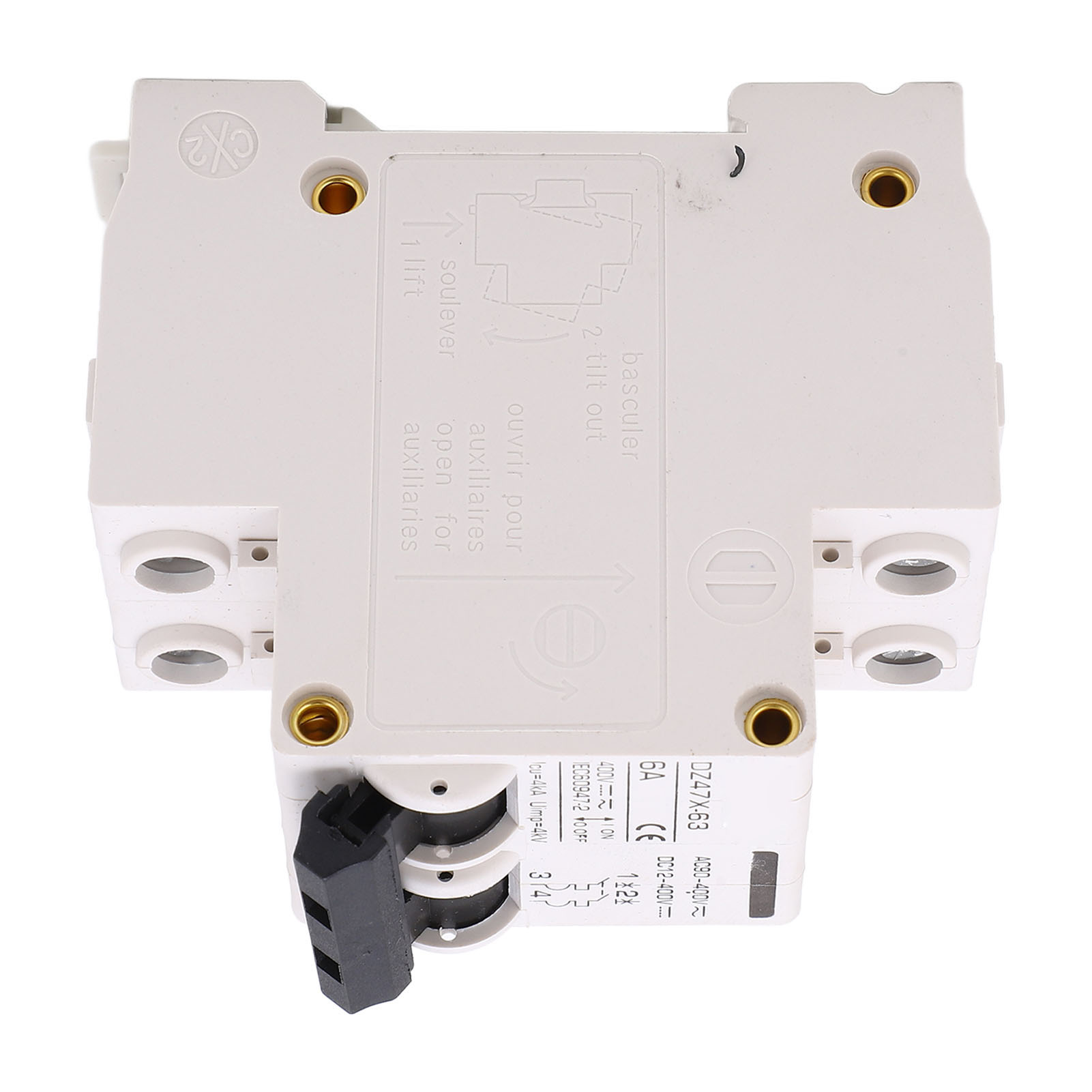 Miniatur-ac/dc-2p-6a-400v-leistungsschalter Zur Din-schienenmontage Für Solar-photovoltaikanlagen Dz47x 63